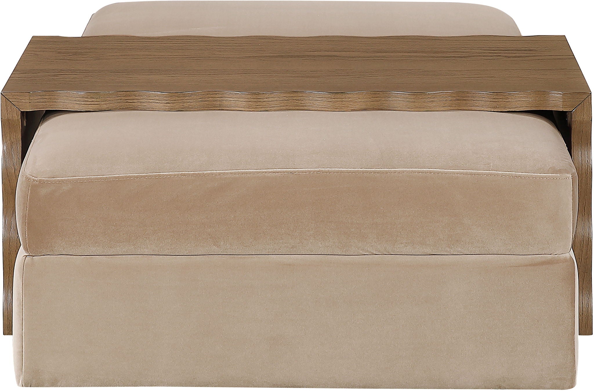 Woodra - Velvet Coffee Table/Ottoman