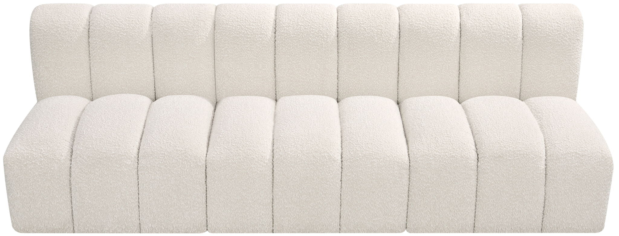 Arc - Boucle Fabric 3 Seats Modular Sofa