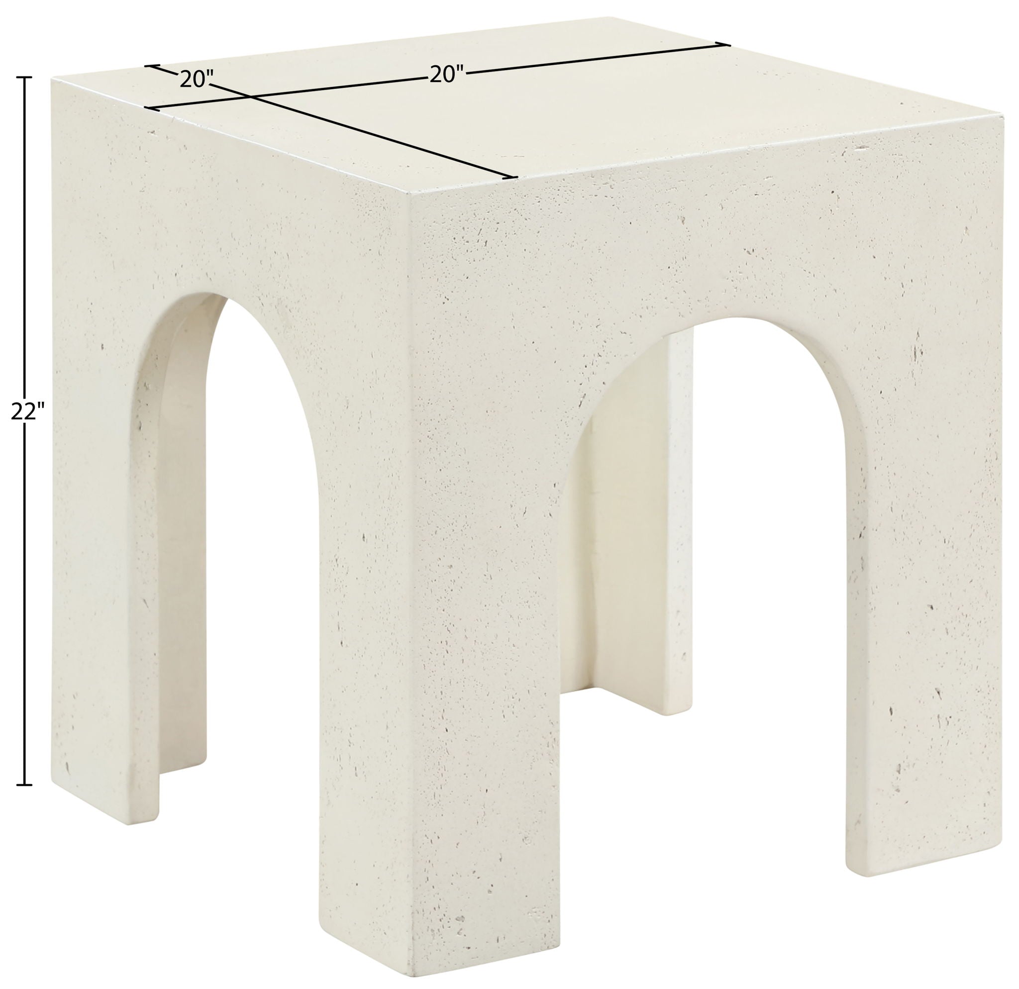 Renza - Concrete And Fiberglass Indoor / Outdoor Table