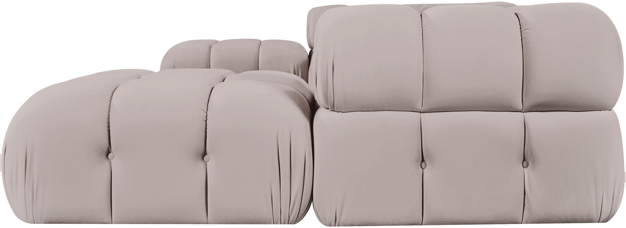 Orin - Velvet 6 Piece Modular Double Chaise Sectional