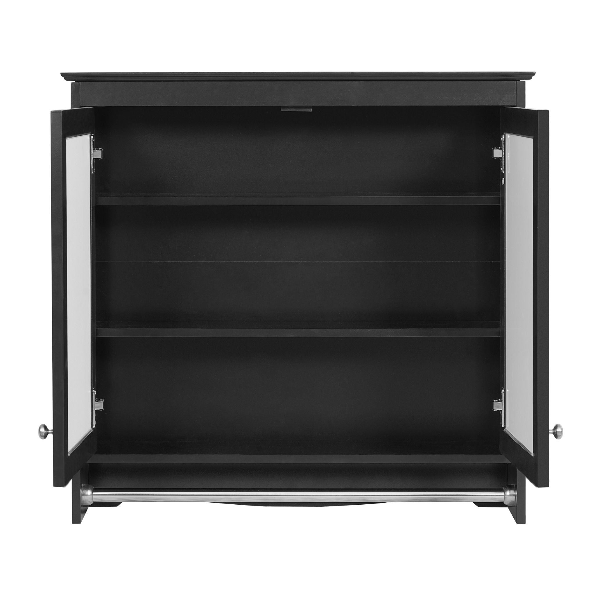 Modern Wall-Mounted Mirror Cabinet With Adjustable Shelves, Soft-Close Doors, High-Definition Mirror