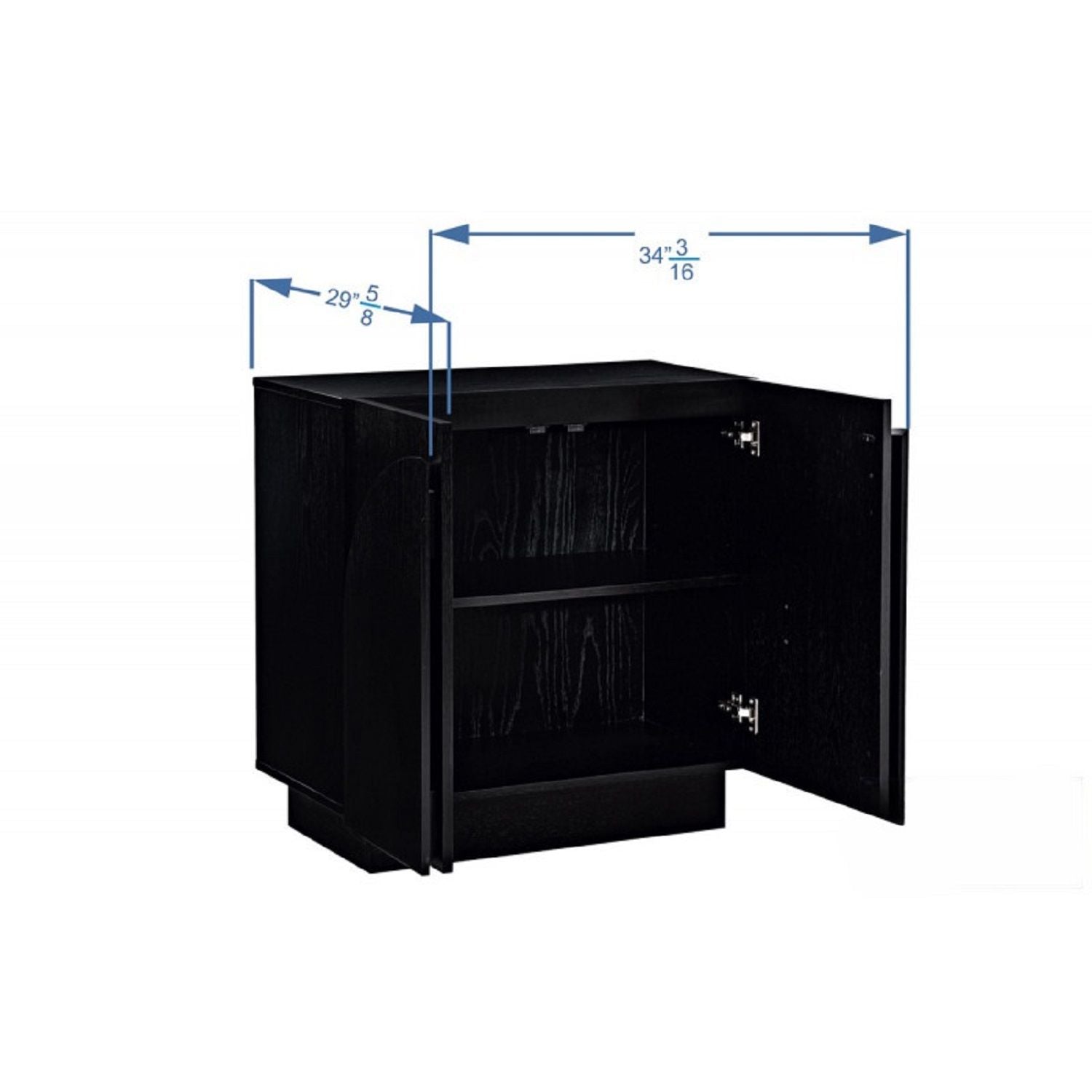Modern Sideboard Buffet With Arched Cabinet Doors