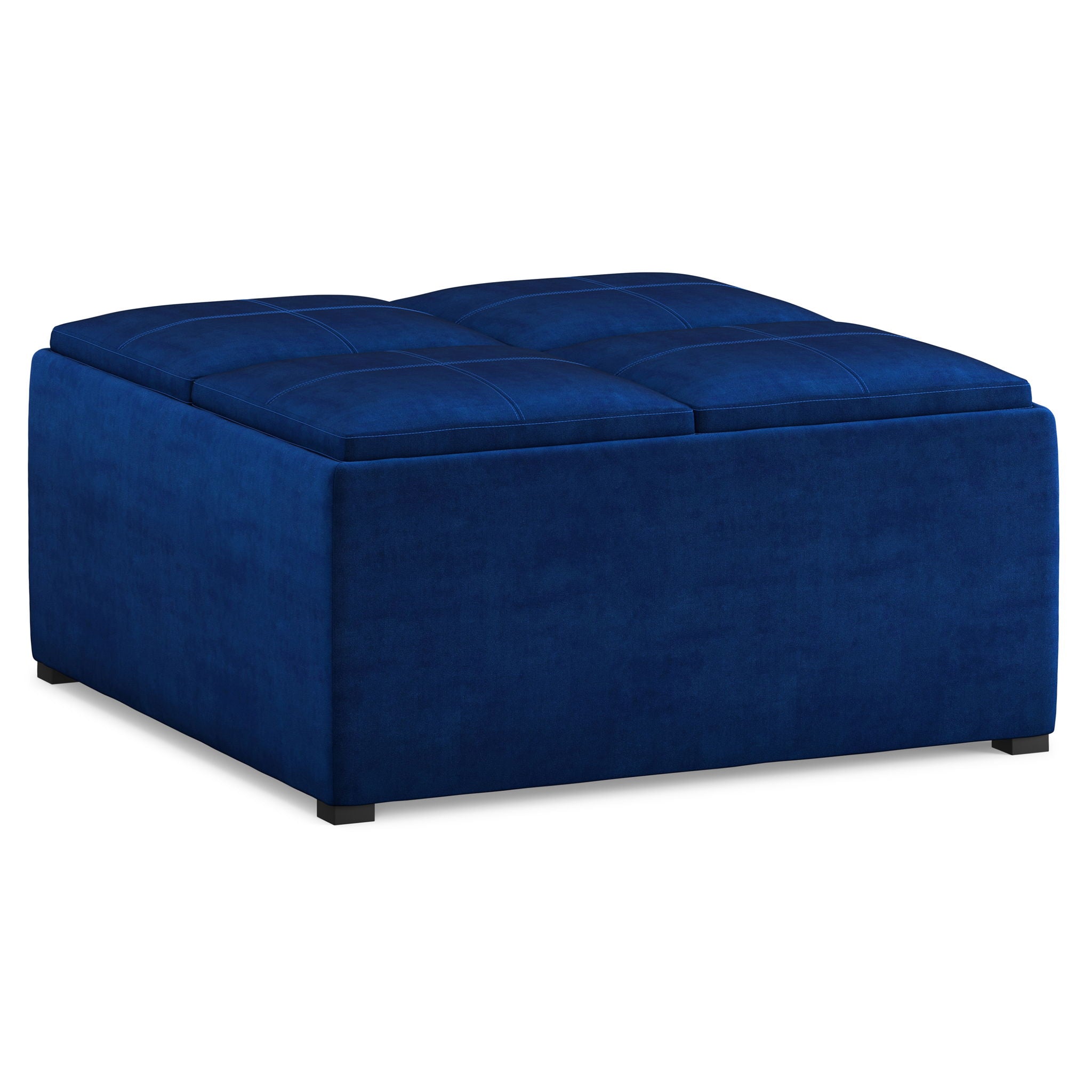 Avalon - Square Coffee Table, Storage Ottoman