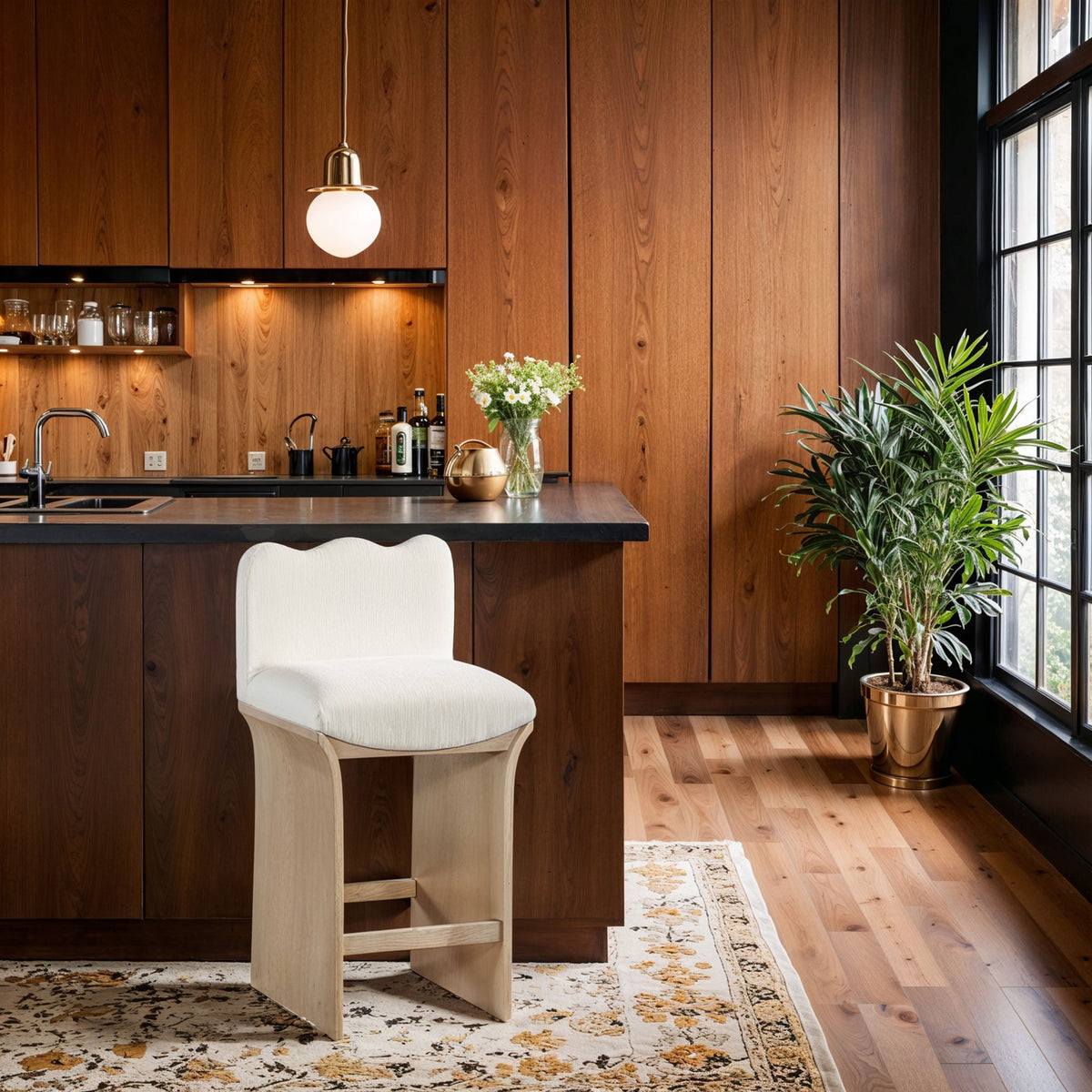 Shaw - Counter Stool - Natural Base