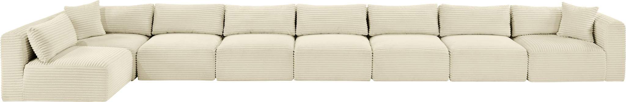 Shaggy - 8 Piece Modular Sectional