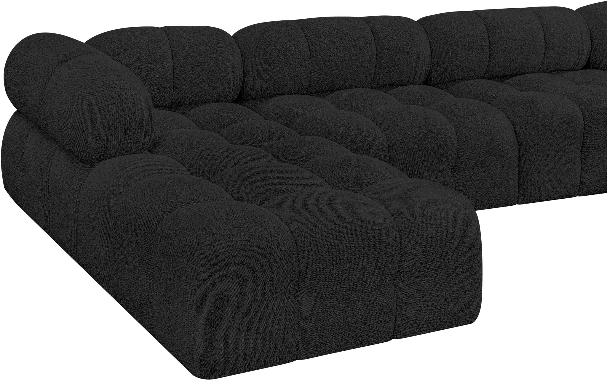 Ames - 7 Piece Fabric Modular U-Shaped Sectional
