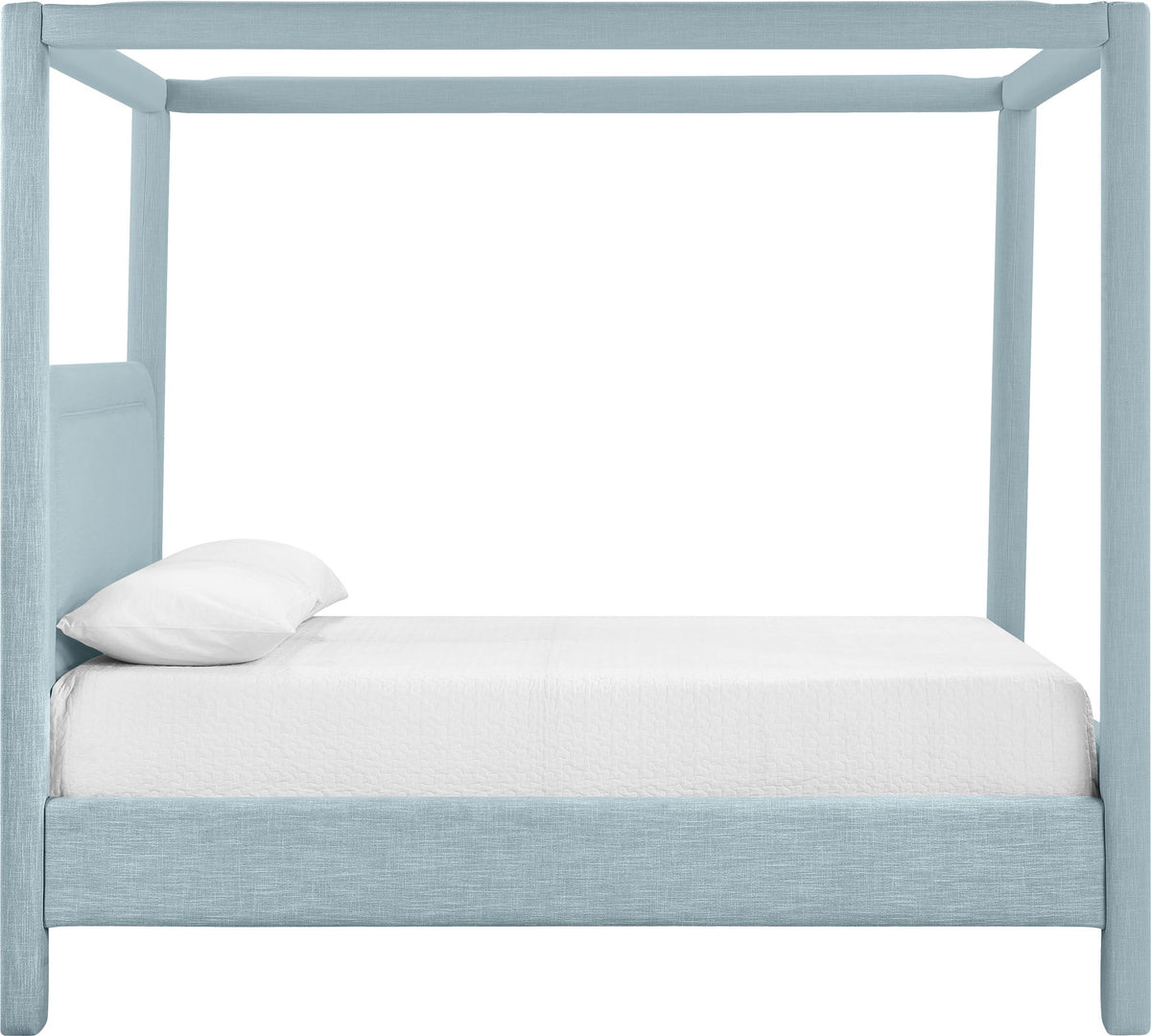 Salina - Linen Textured Fabric Upholstered Bed