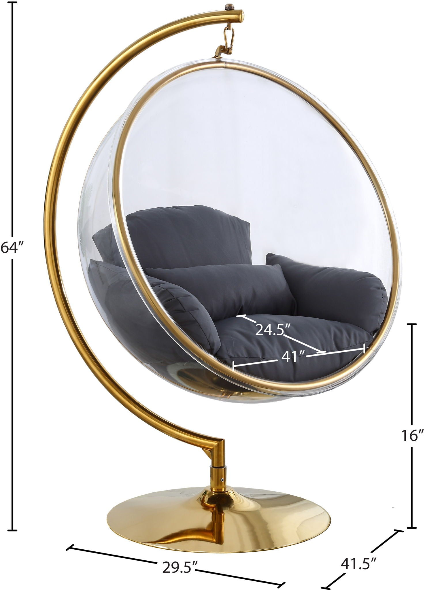 Luna - Swing Bubble Accent Chair