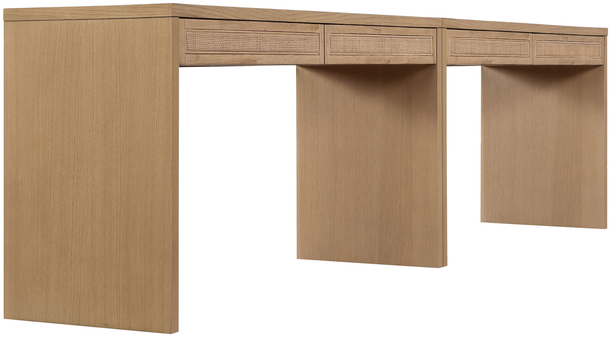 Avro - Solid Wood And Oak Veneer Desk