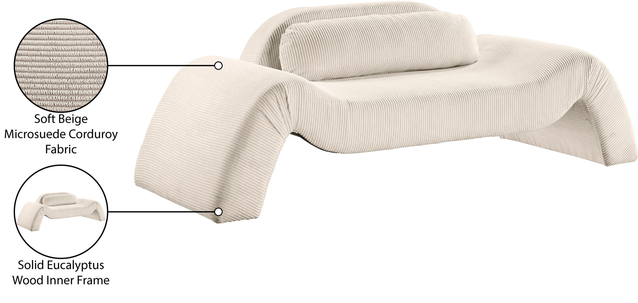 Austin - Corduroy Loveseat