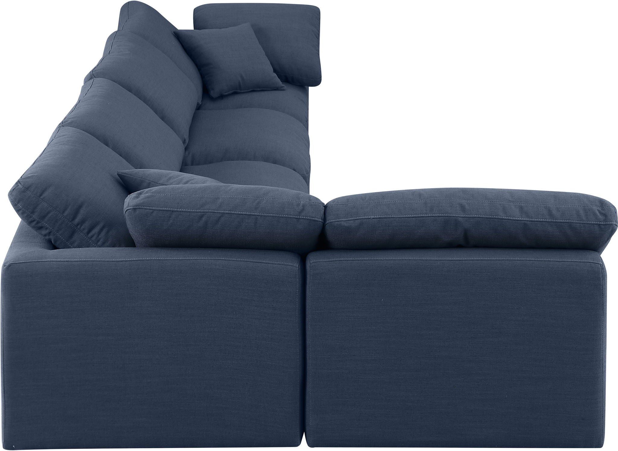 Indulge - Linen 5 Piece Modular Sectional