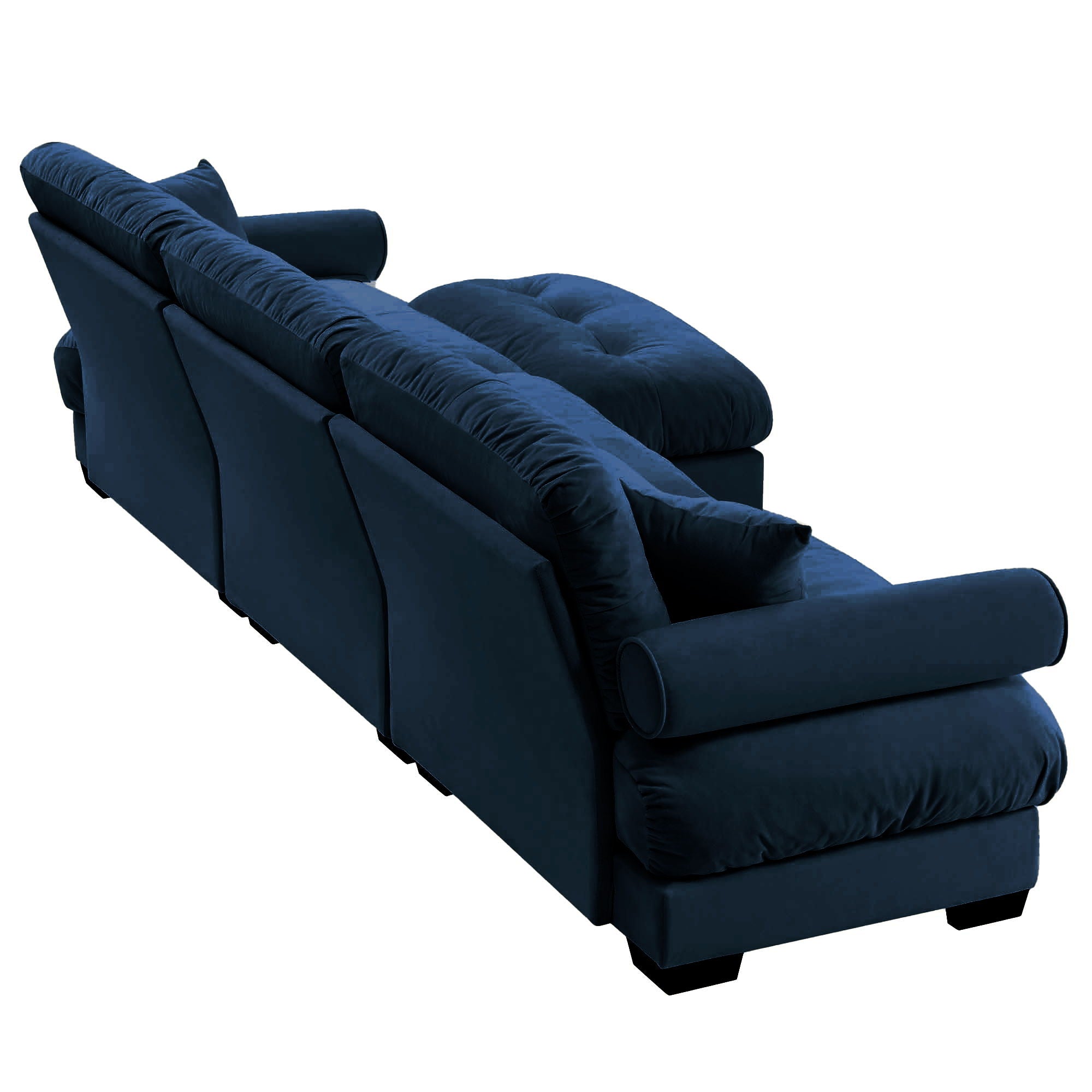 Super Comfort Oversized Modular Sectional Sofa With Movable Ottoman