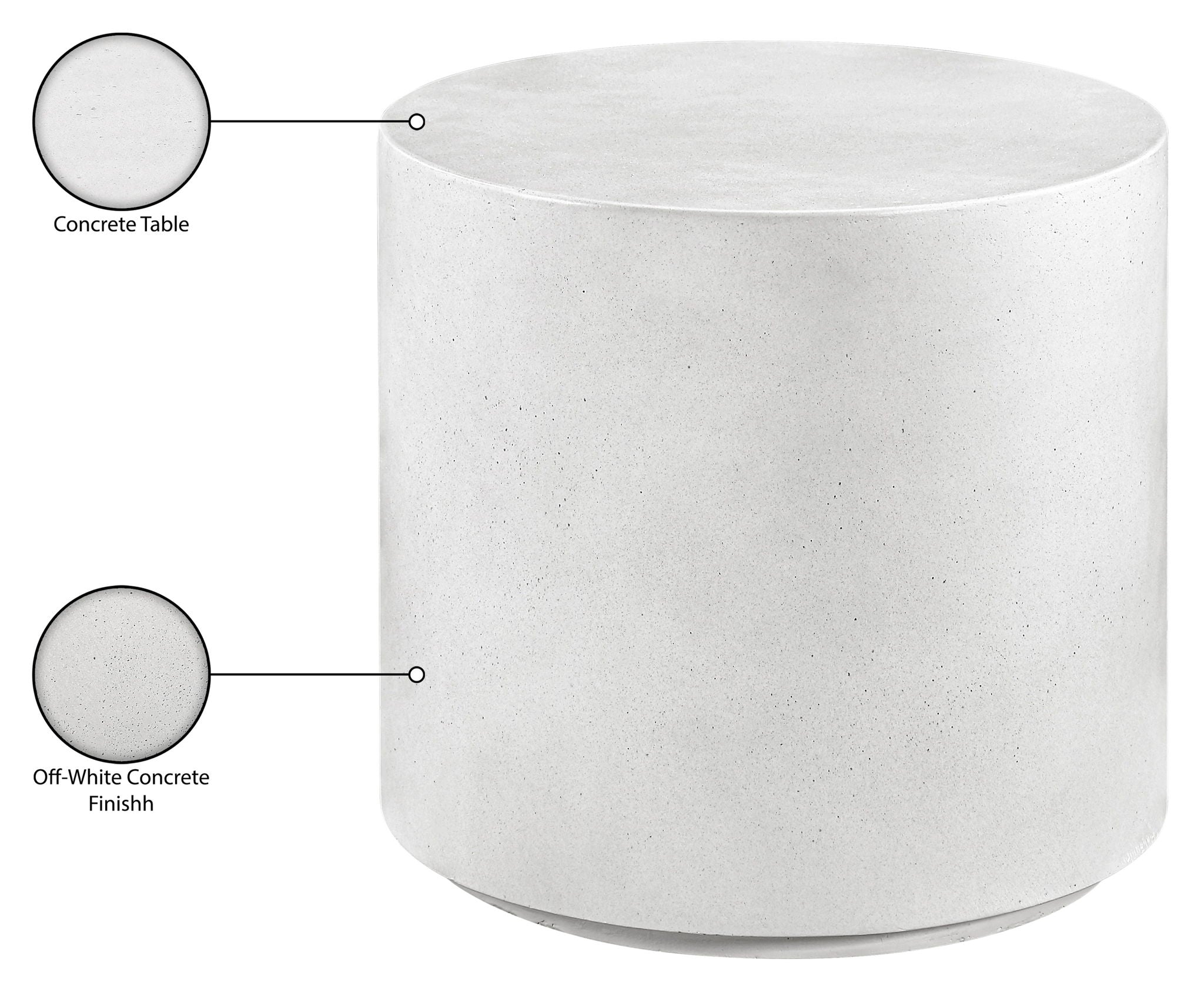 Imperia - Concrete Indoor/Outdoor Table
