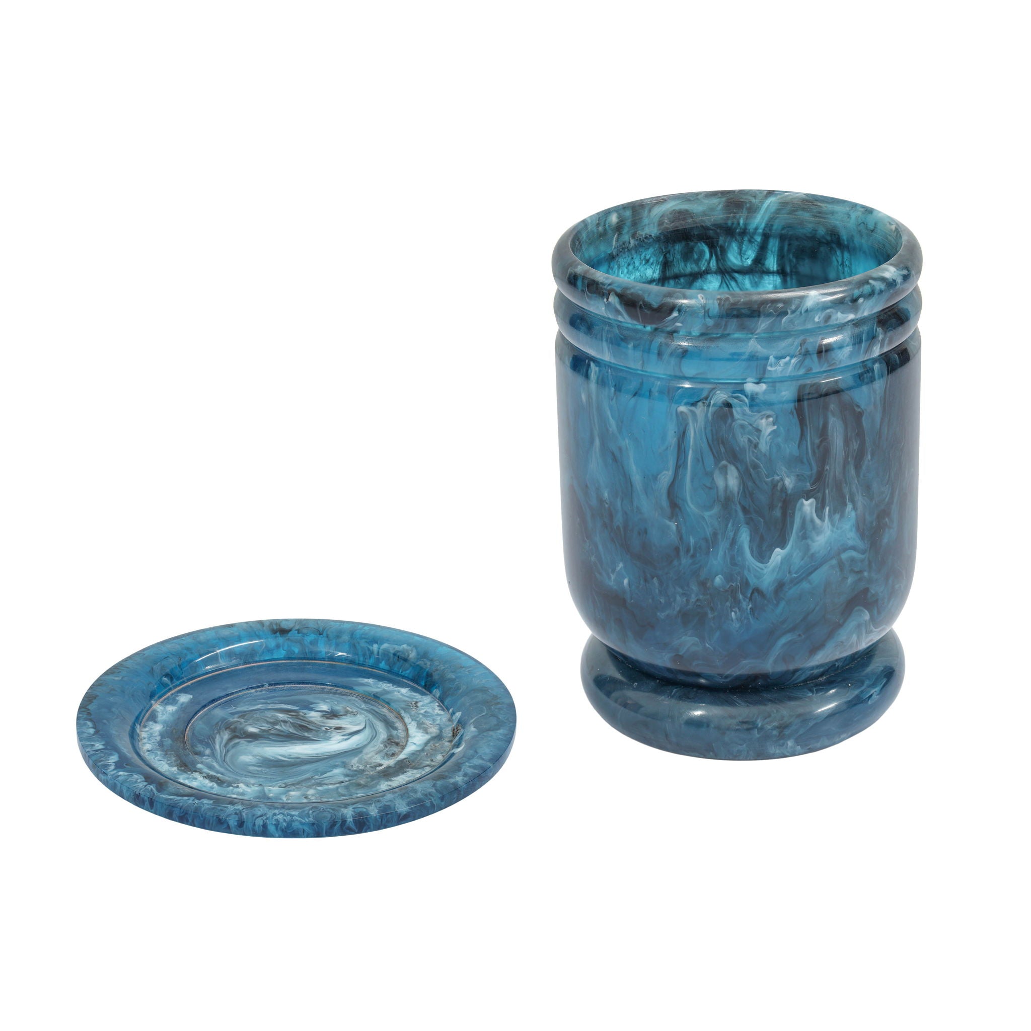Channeled - Swirl Resin Kiddush Cup