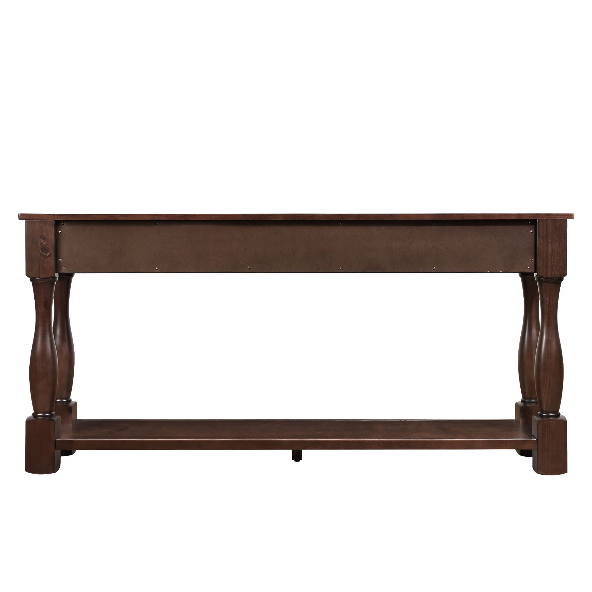 Console Table With 3 Drawers And 1 Bottom Shelf For Entryway - Espresso