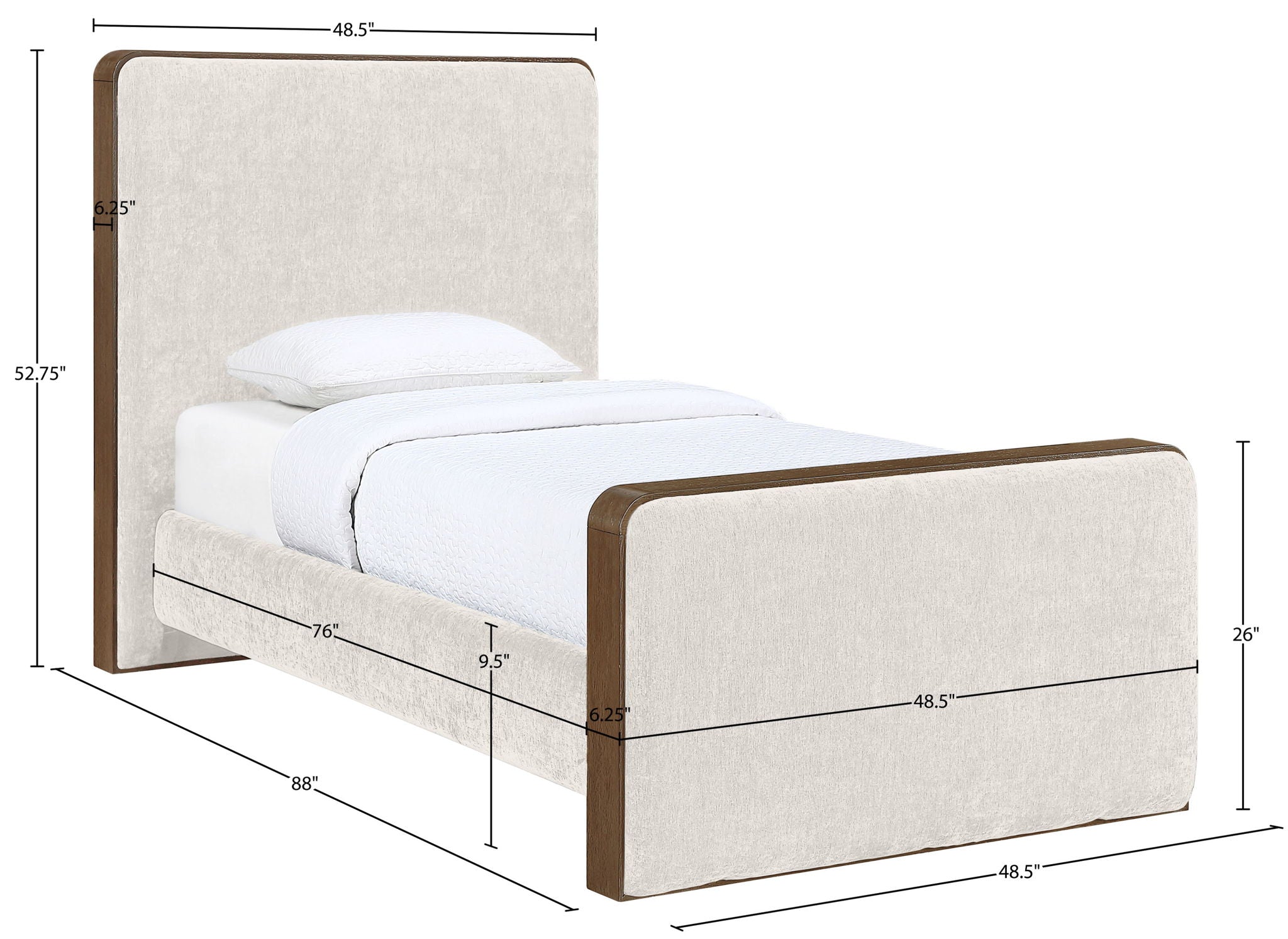 Dalton - Fabric Bed
