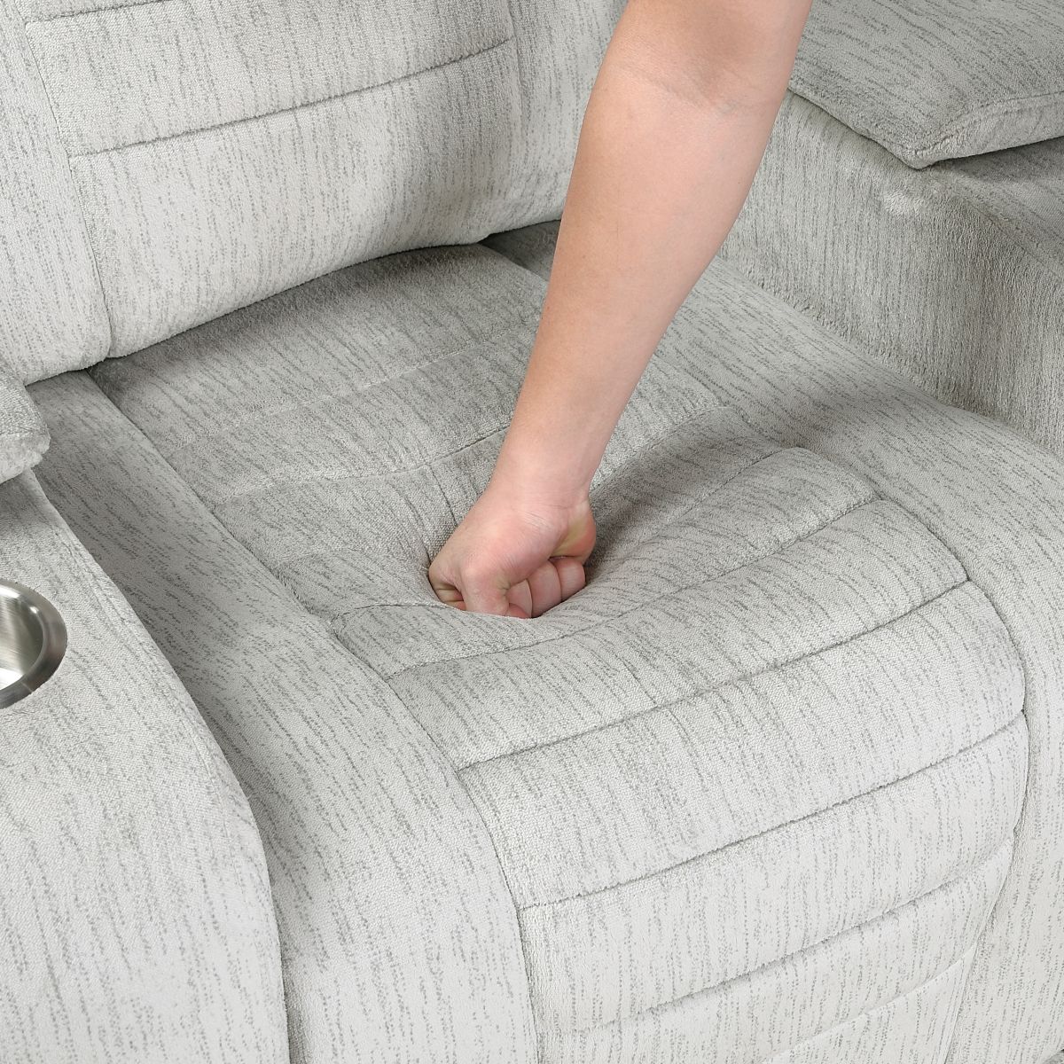Ronan - Reclining Chair - Gray