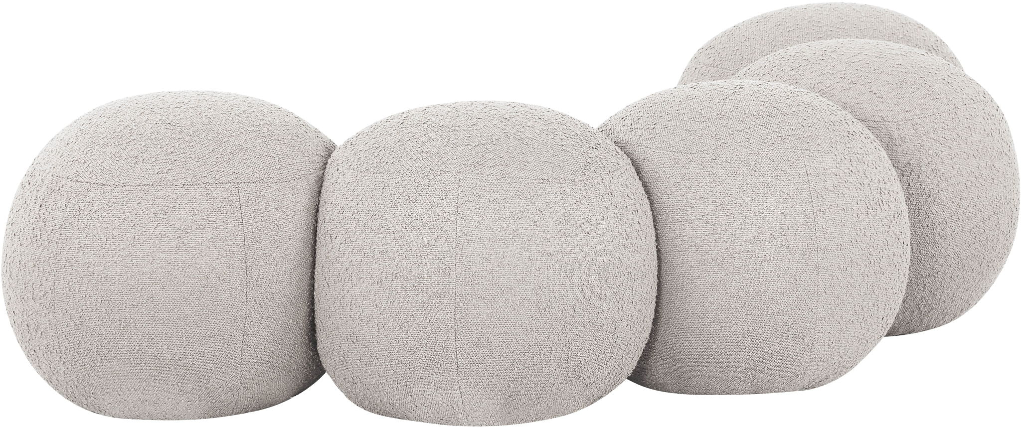 Apollo - Boucle Fabric Bench