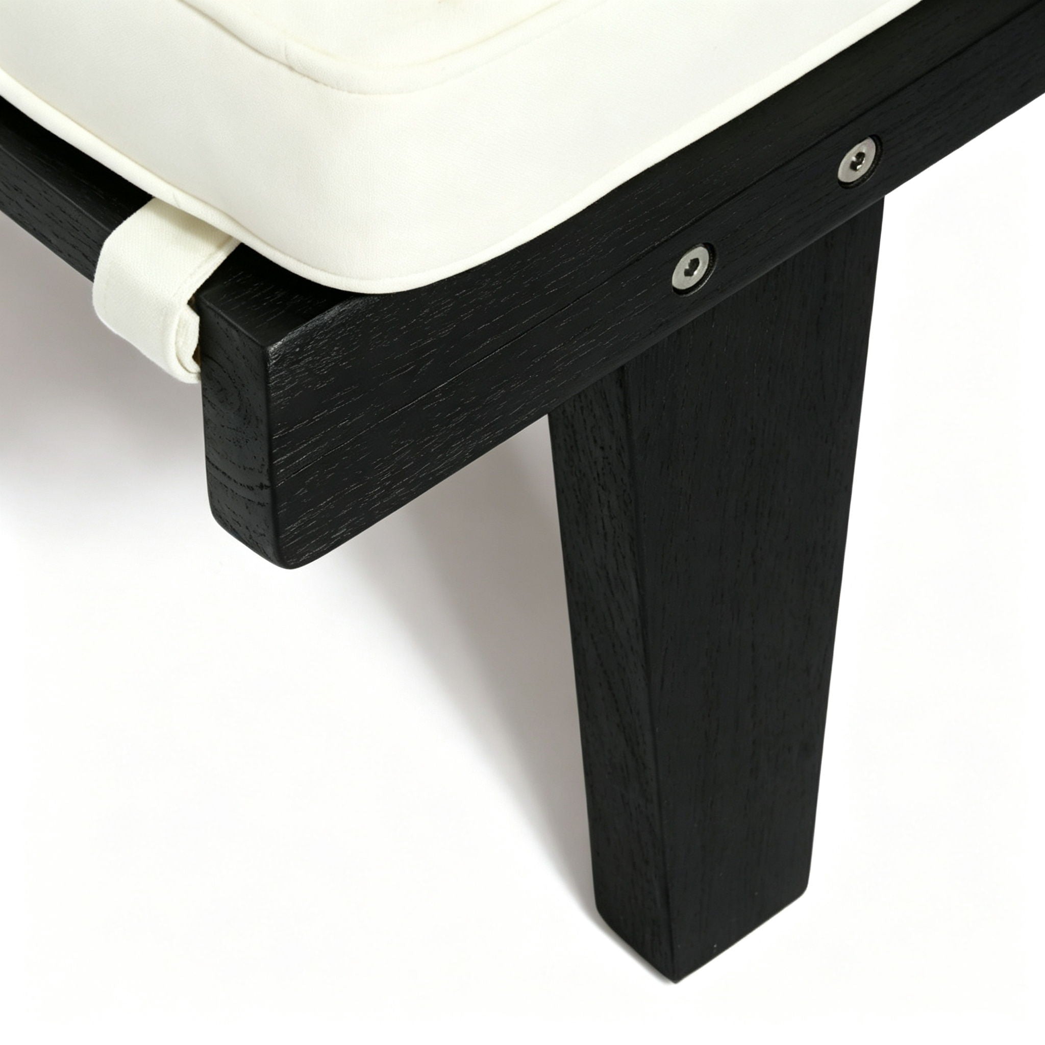 Ariana - Chaise Lounge With Cushion For Outdoor - Black