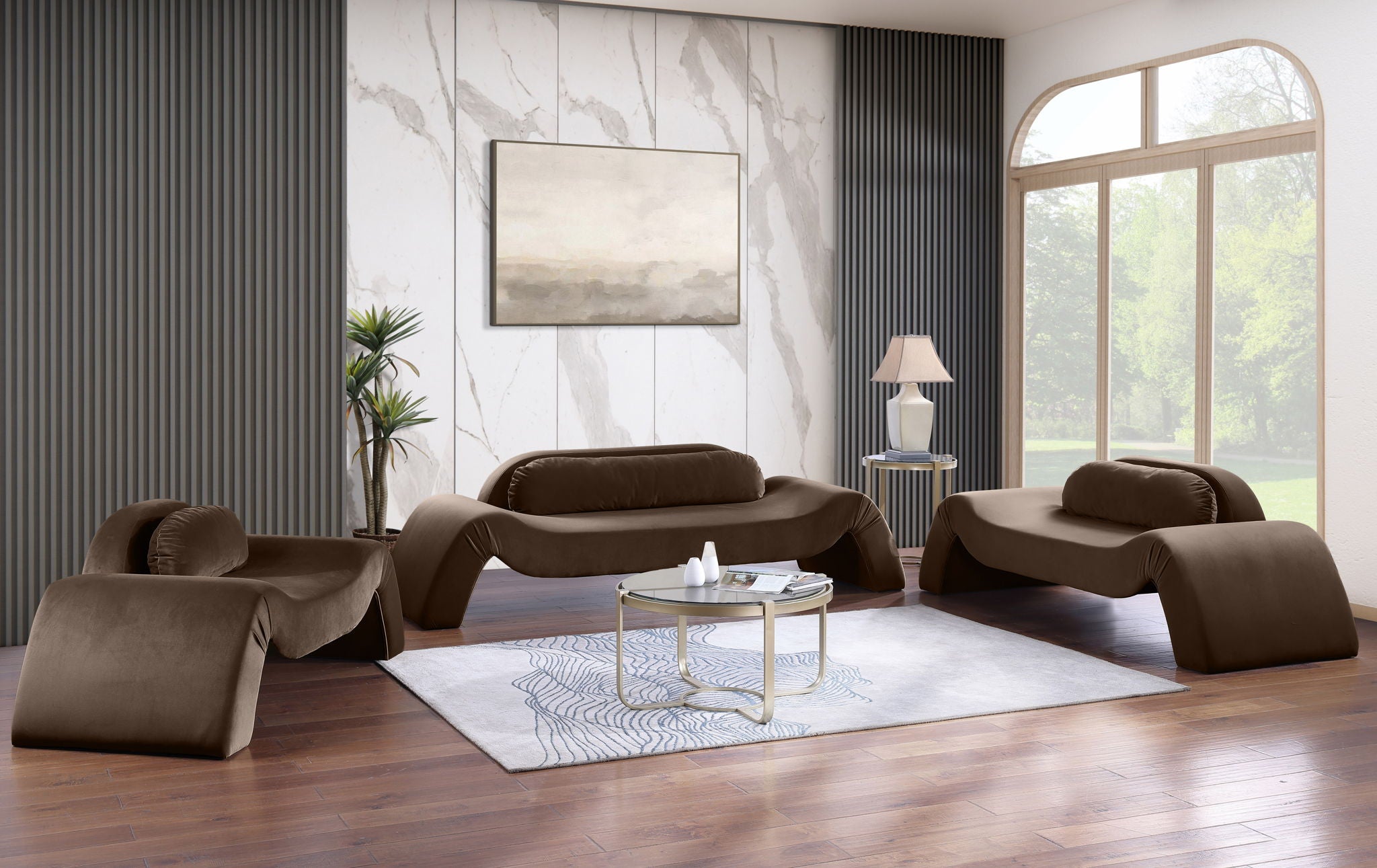 Austin - Velvet Loveseat