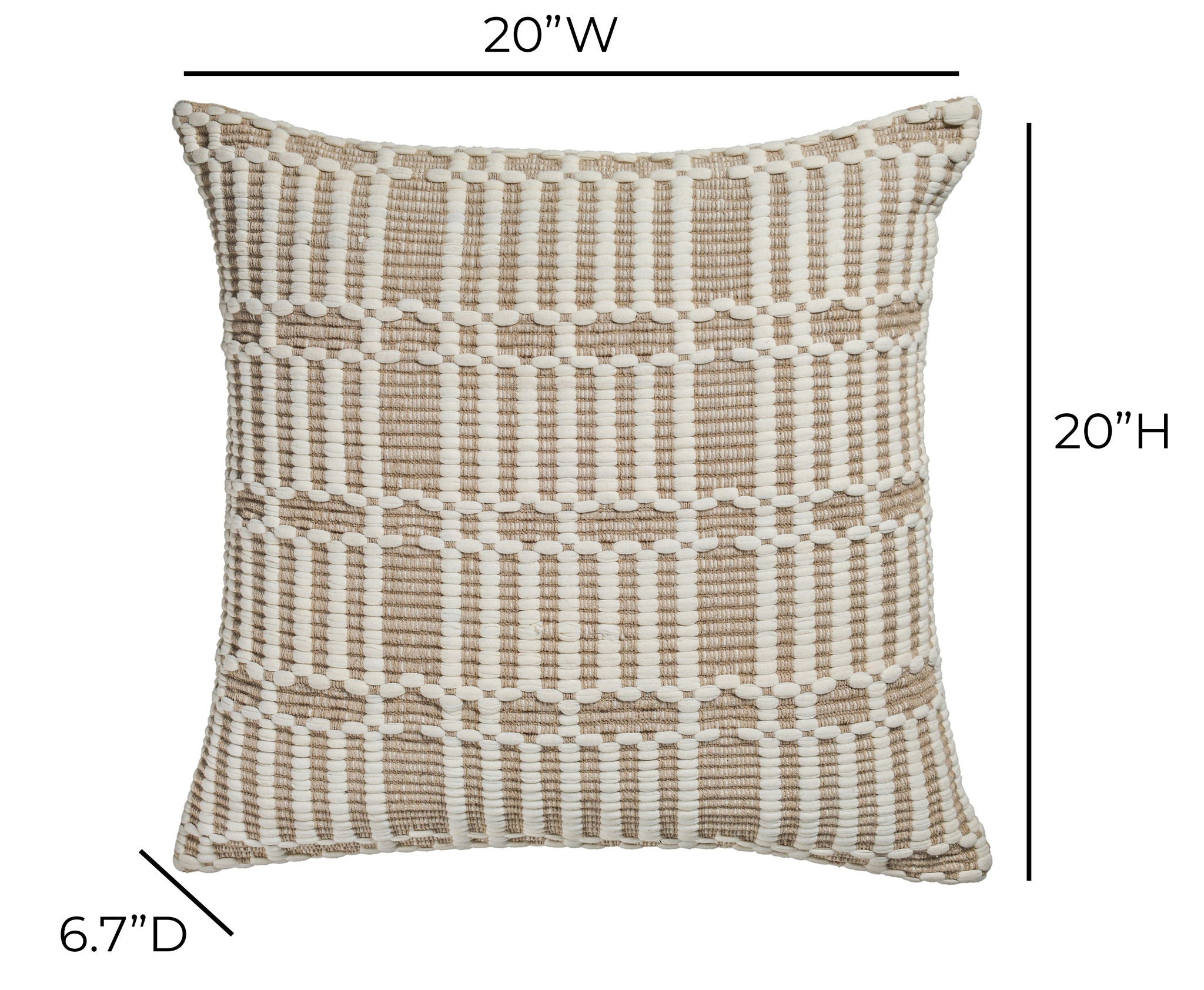 Maresh - 20" Square Woven Pillow