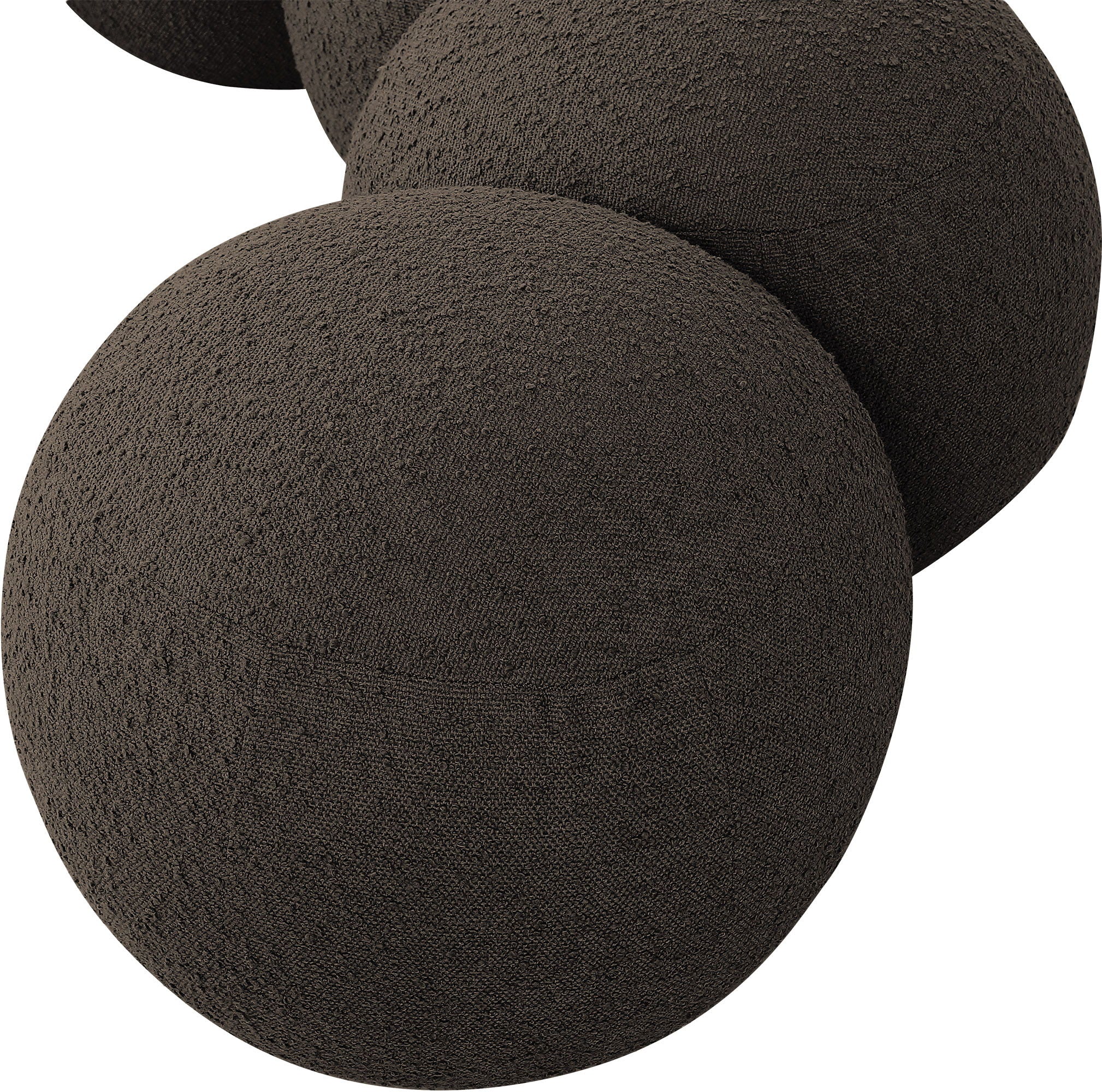 Apollo - Boucle Fabric Bench