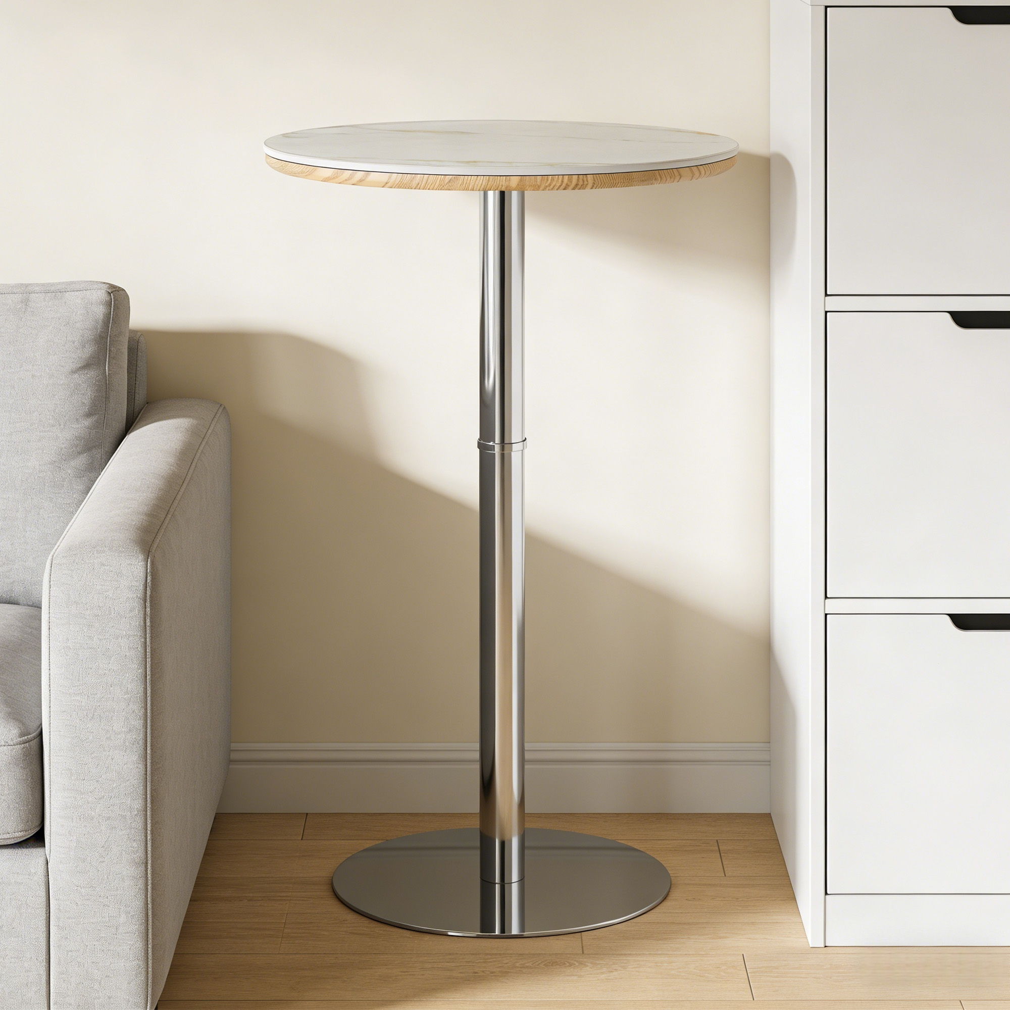 Contemporary Circular Bar Table