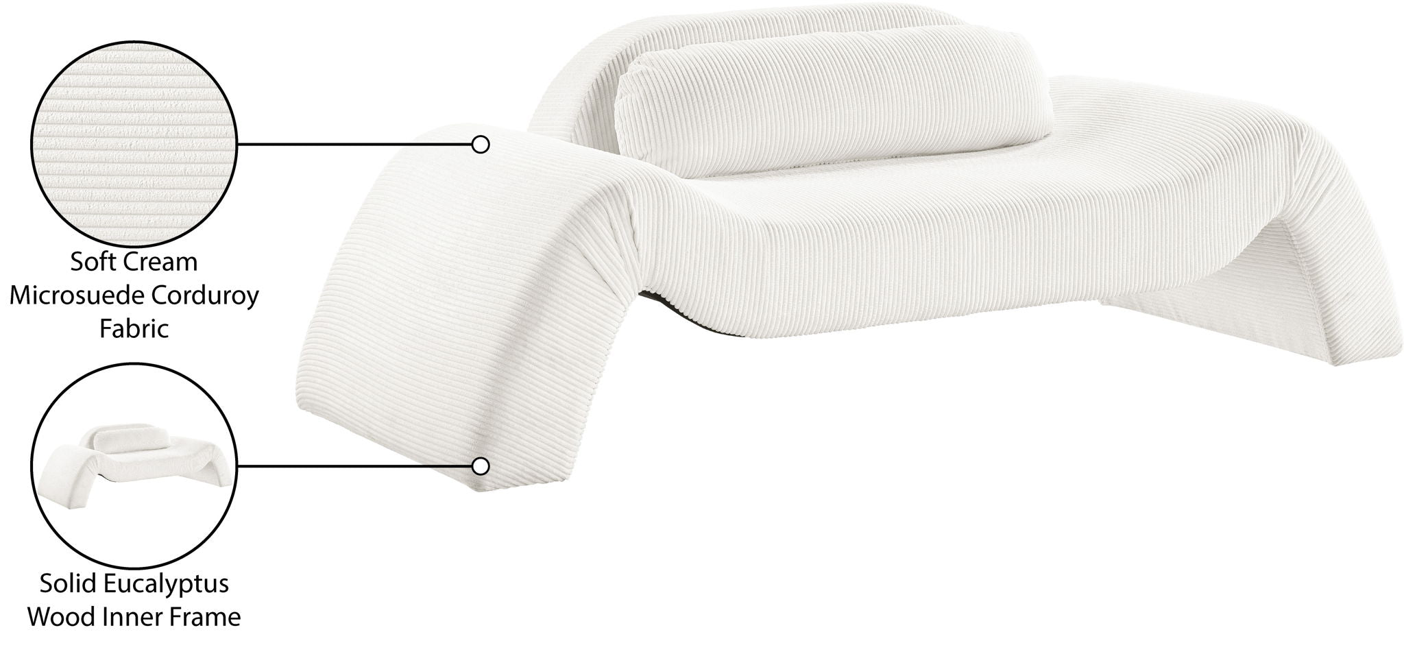 Austin - Corduroy Loveseat