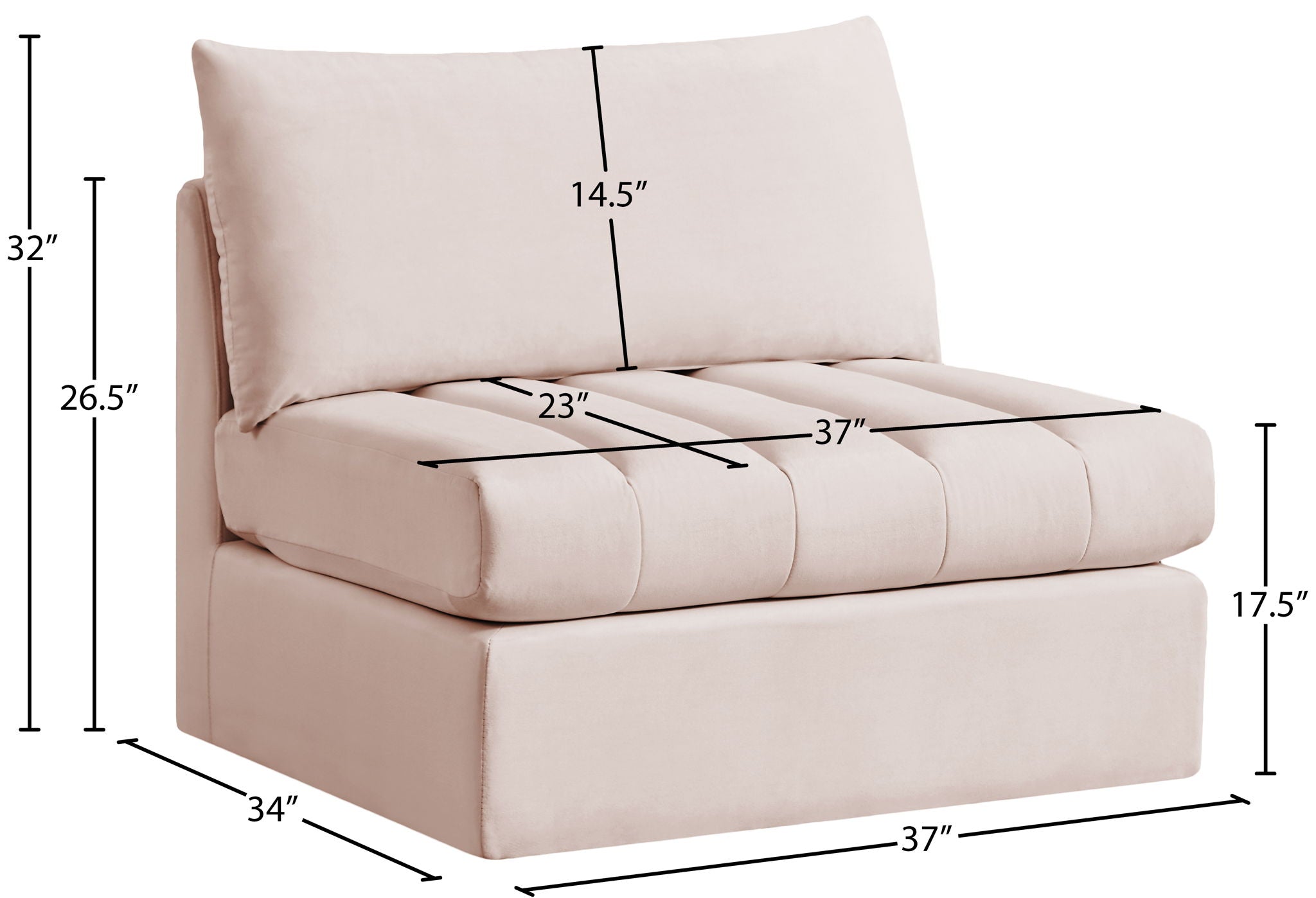 Jacob - Armless Chair