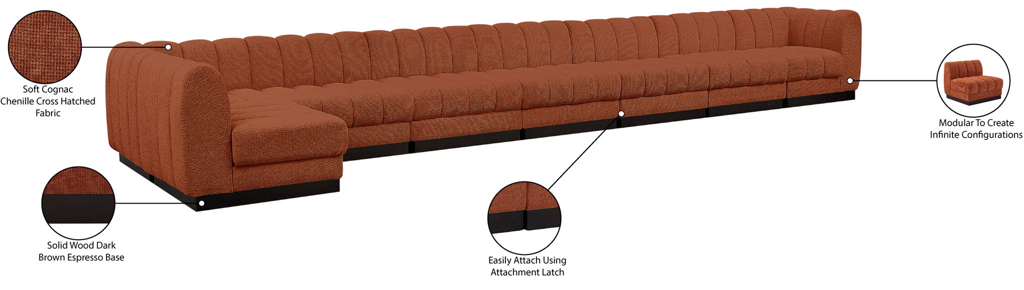 Quinn - 8 Piece Modular Sectional