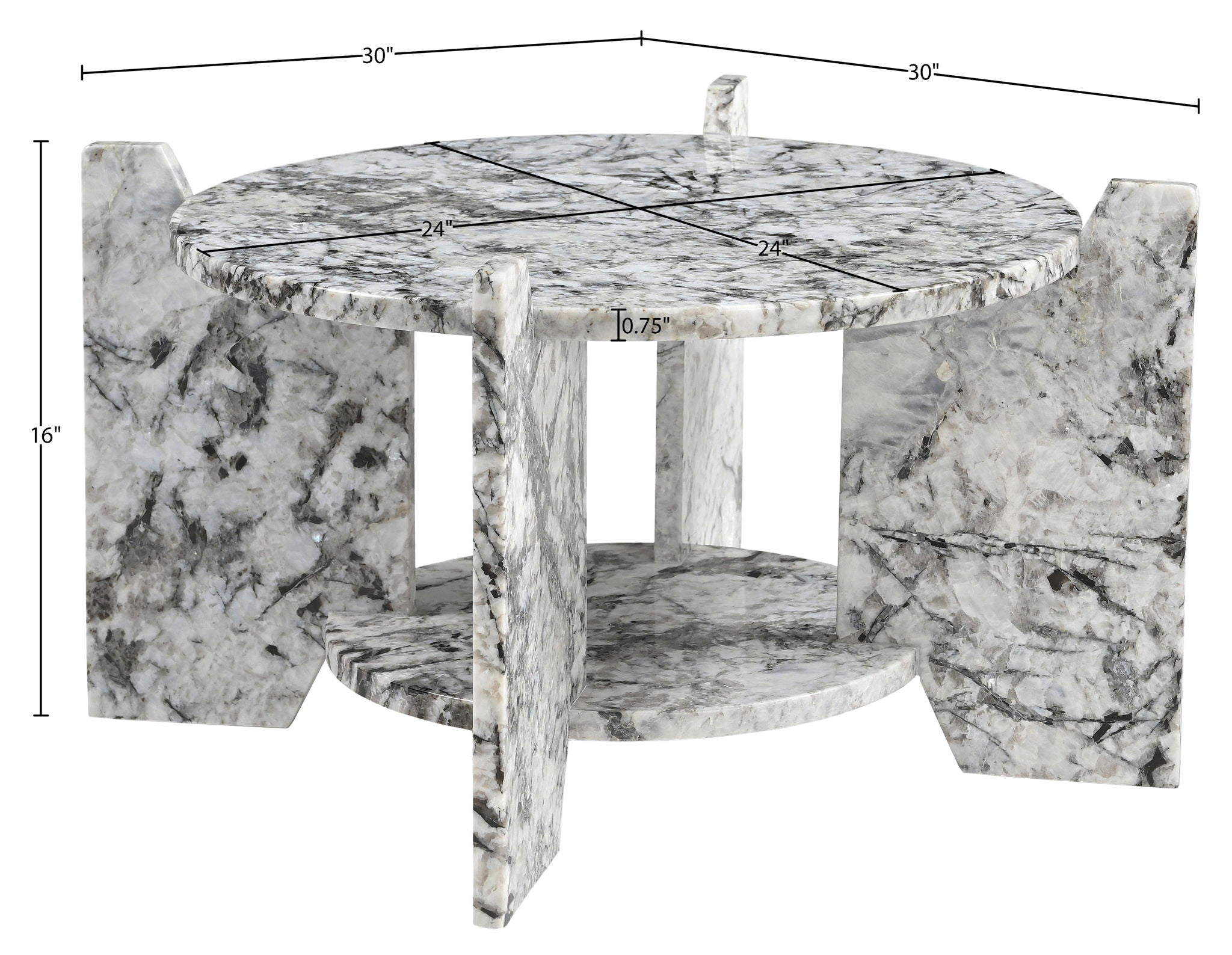 Soriano - Genuine Marble Table