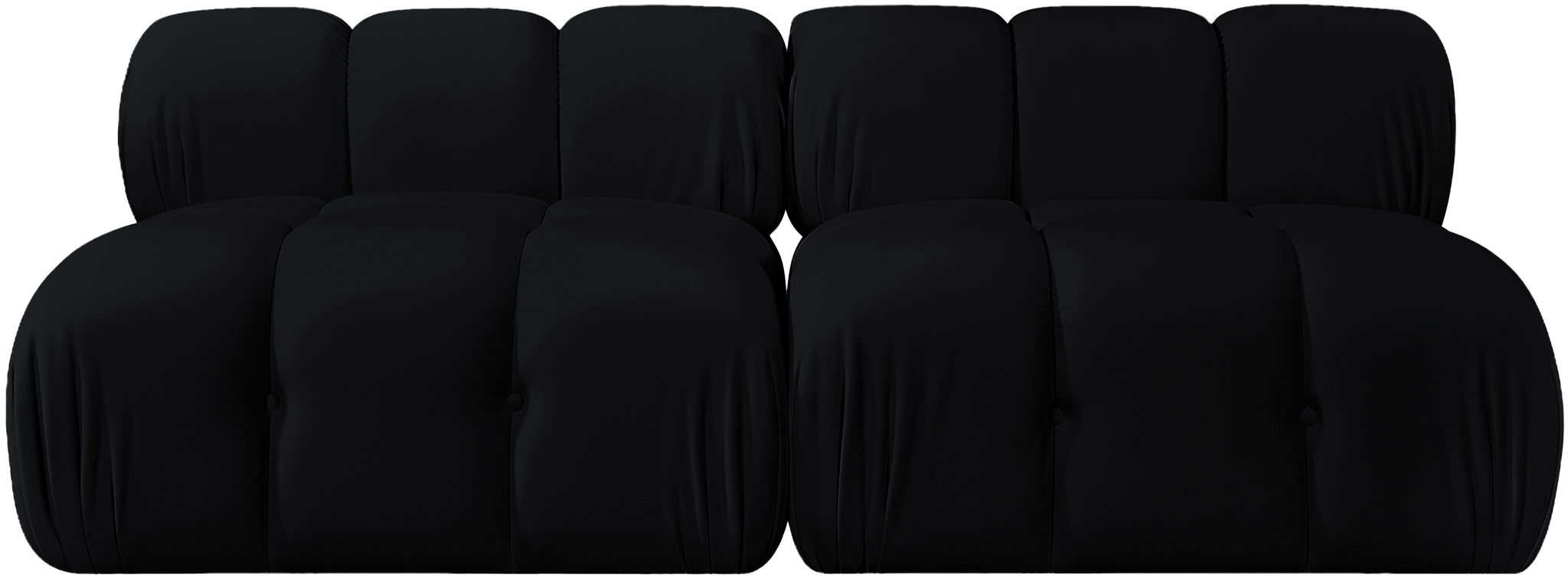 Orin - Velvet Performance Fabric Upholstered 2 Piece Modular Sofa