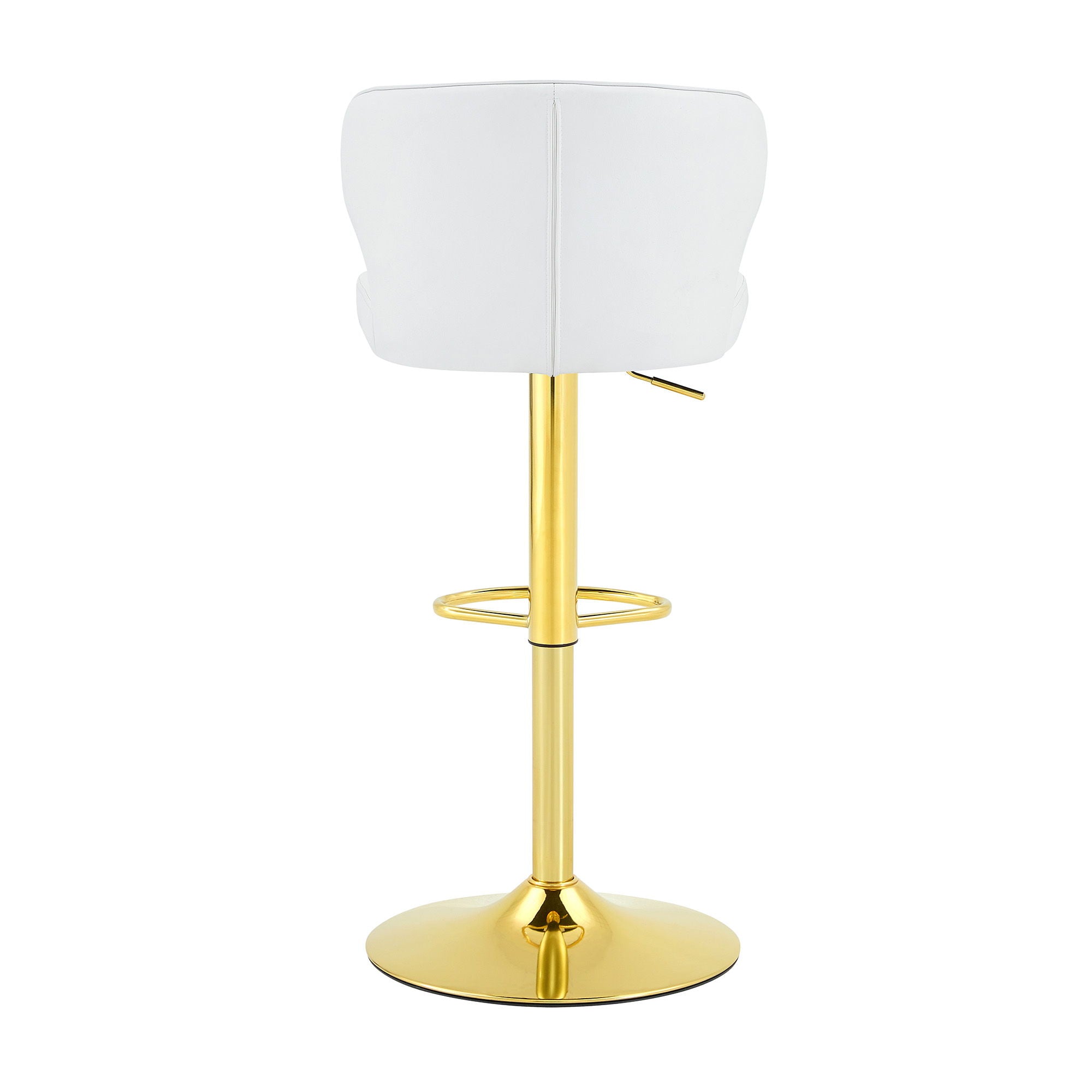 Adjustable Swivel Bar Chair With High Back Support