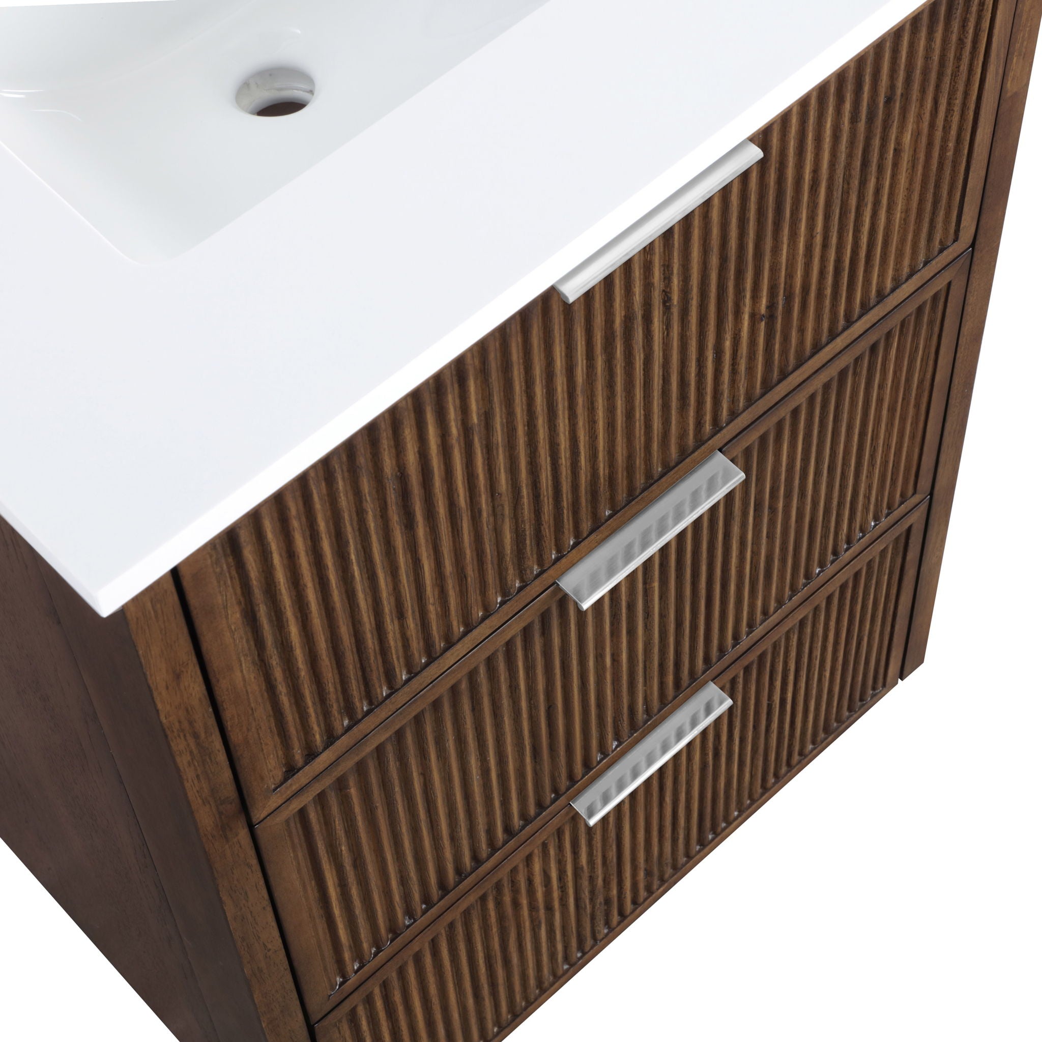 Willard - Engineered Stone And Solid Wood Bathroom Vanity