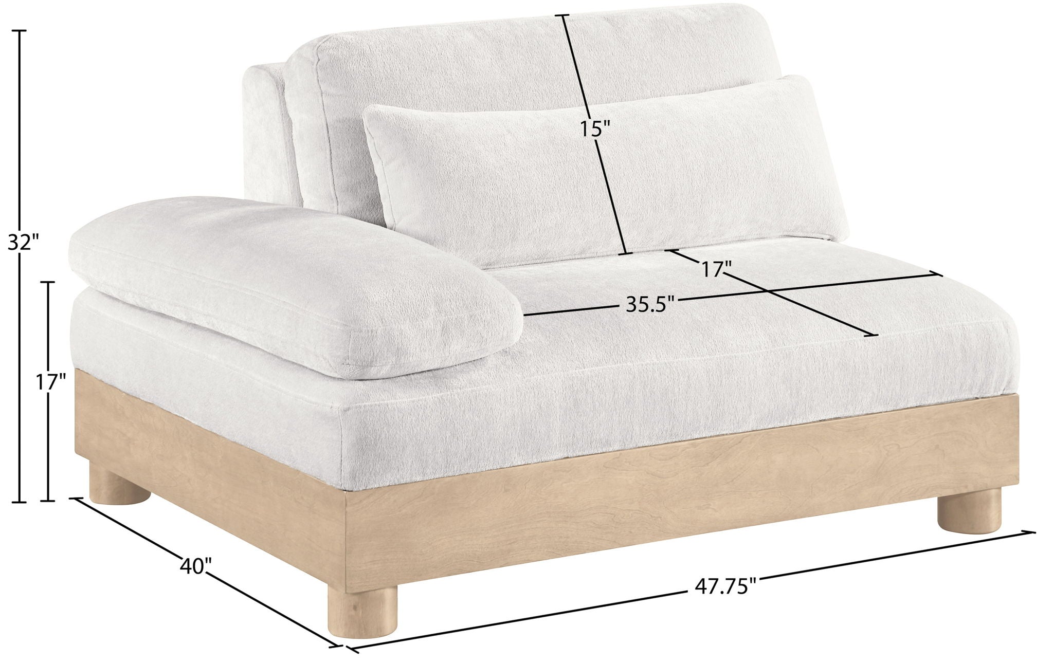 Turin - Upholstered Modular Chair