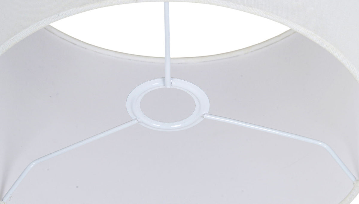 Opaline - Linen Textured Fabric And Brass Table Lamp