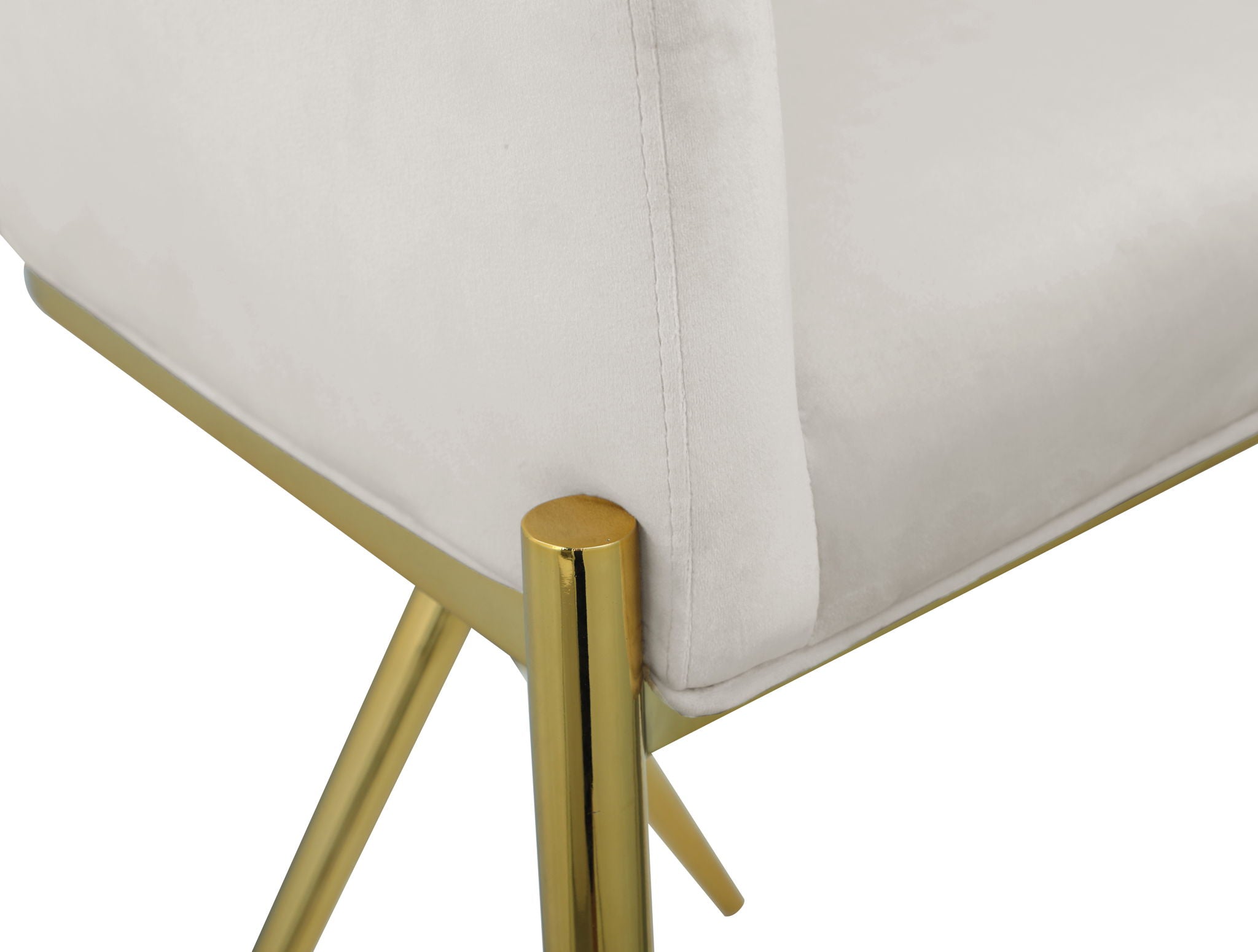 Xavier - Counter Stool with Gold Legs