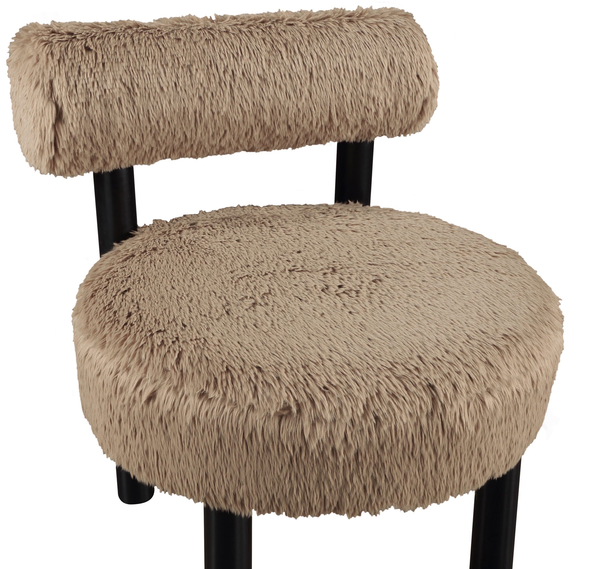 Ambre - Vegan Shearling Fabric Upholstered Accent Chair