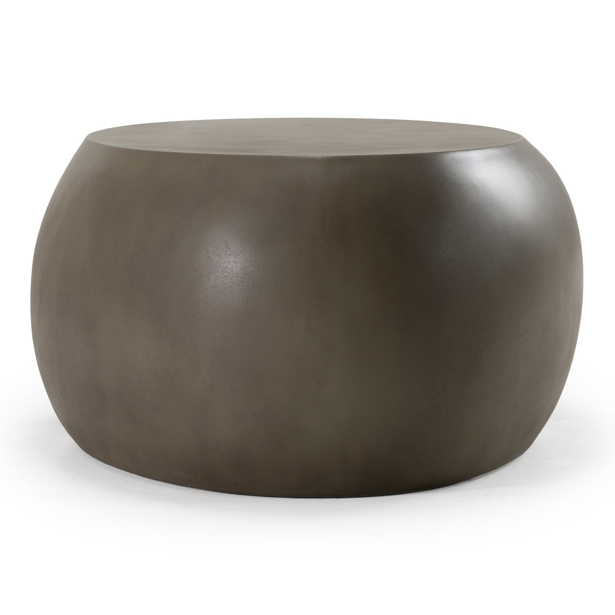 Denny - Modern Grey Concrete Oval Coffee Table - original 1