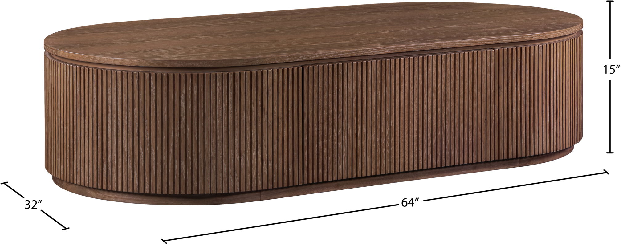 Moana - Rubberwood Coffee Table