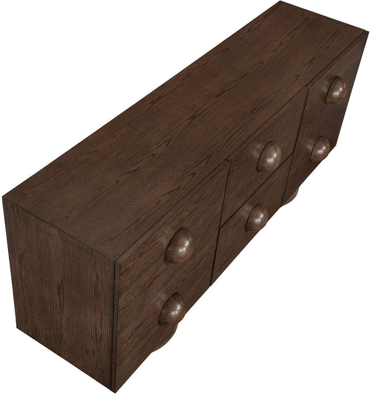 Bubble - Rubberwood with Oak Veneer Sideboard / Buffet
