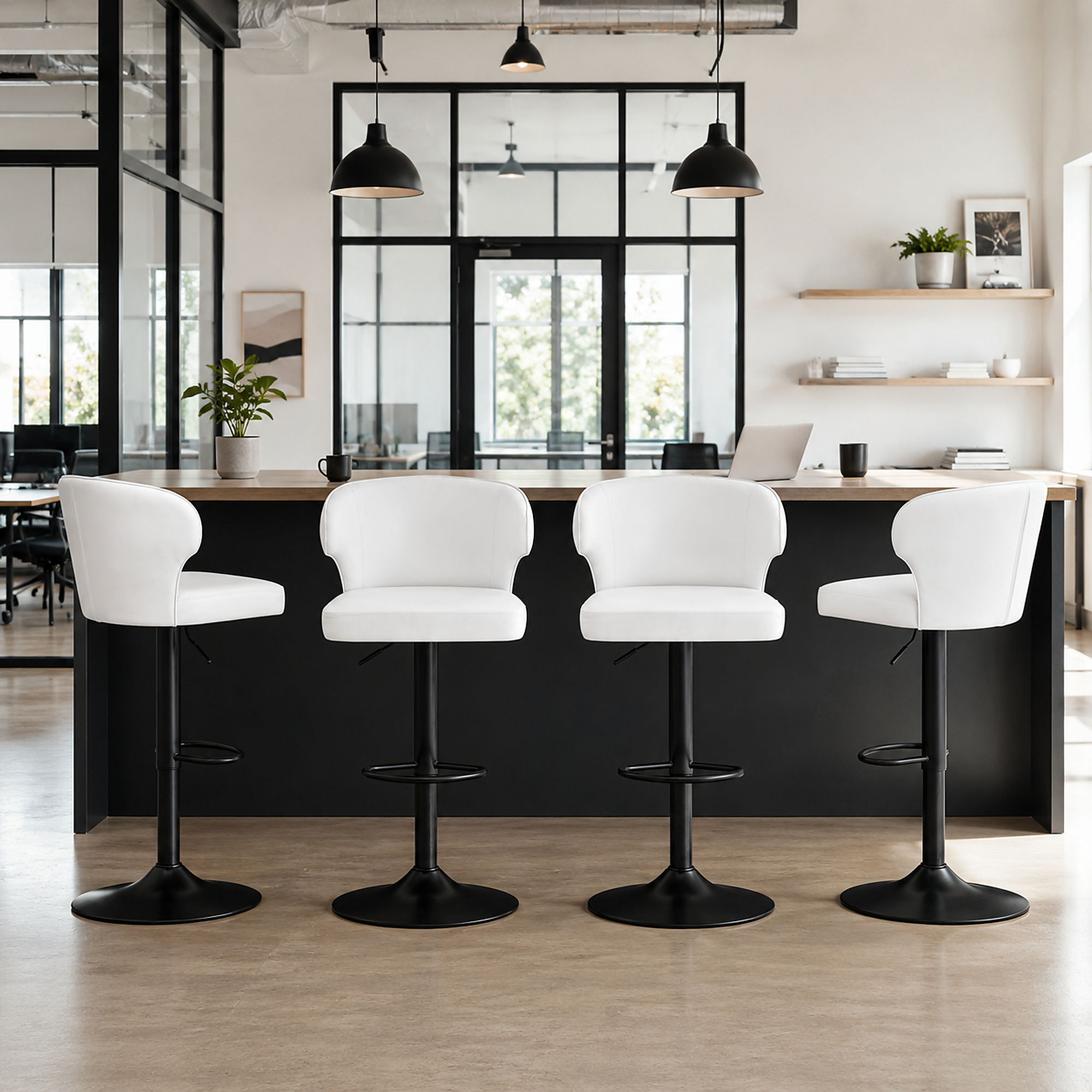 Adjustable Swivel Bar Chair