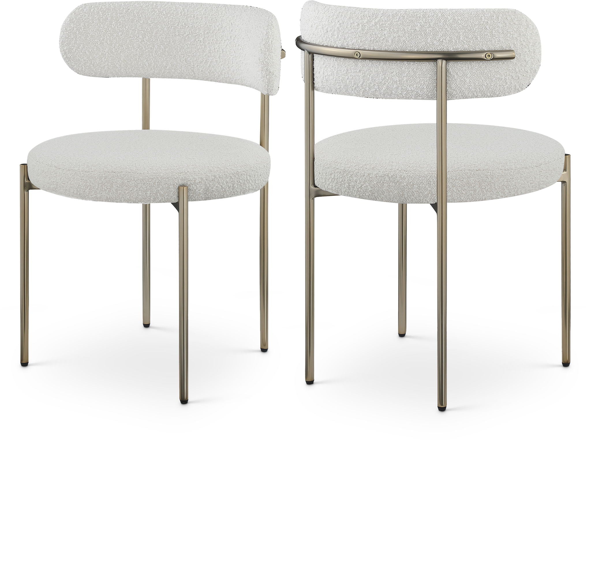 Beacon - Boucle Fabric Dining Chair (Set of 2)