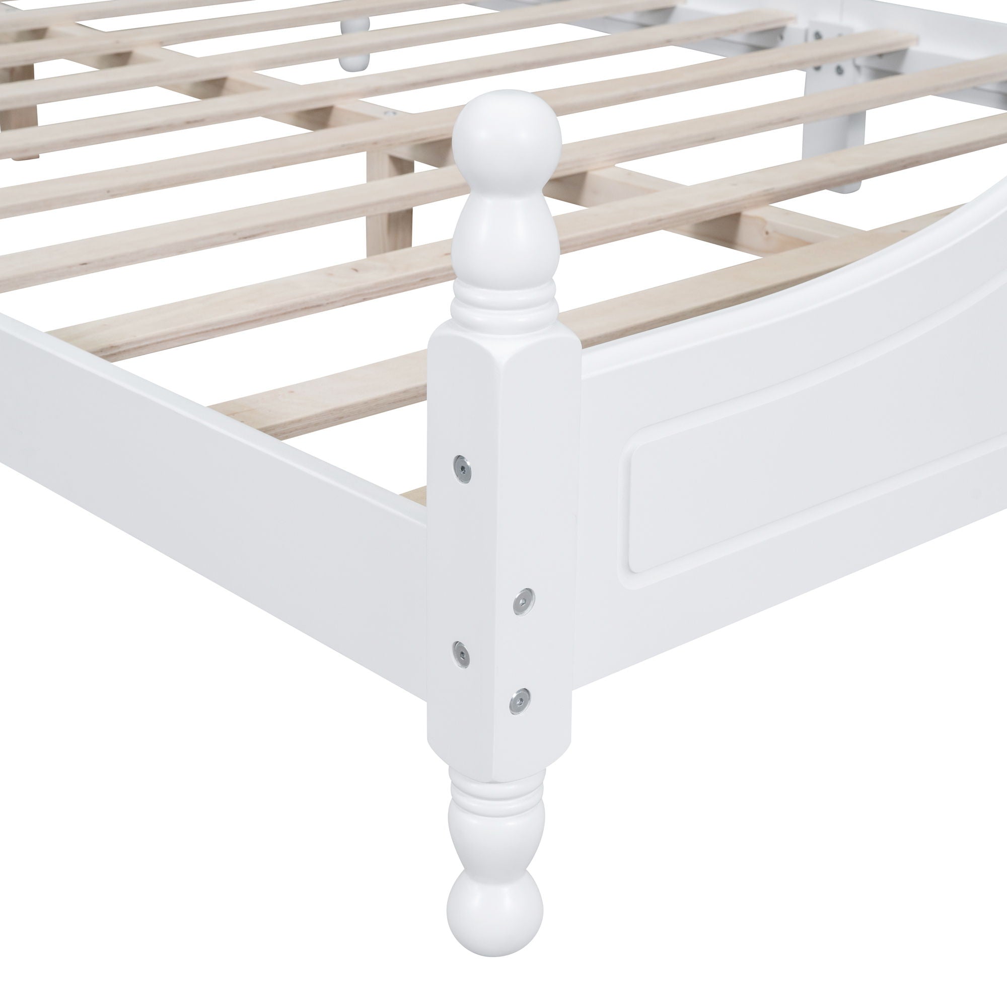 Platform Bed Frame With Slat Support