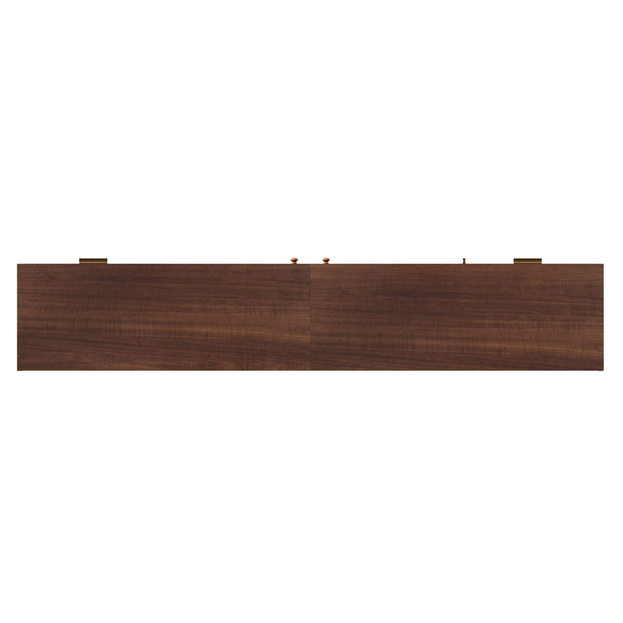 TV Stand For TVs Up To 90", Media Console With App Controlled LED Lights, 2 Drawers & Door Storage - Dark Brown