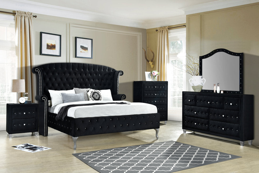 Astrid Black Bedroom Set - Original