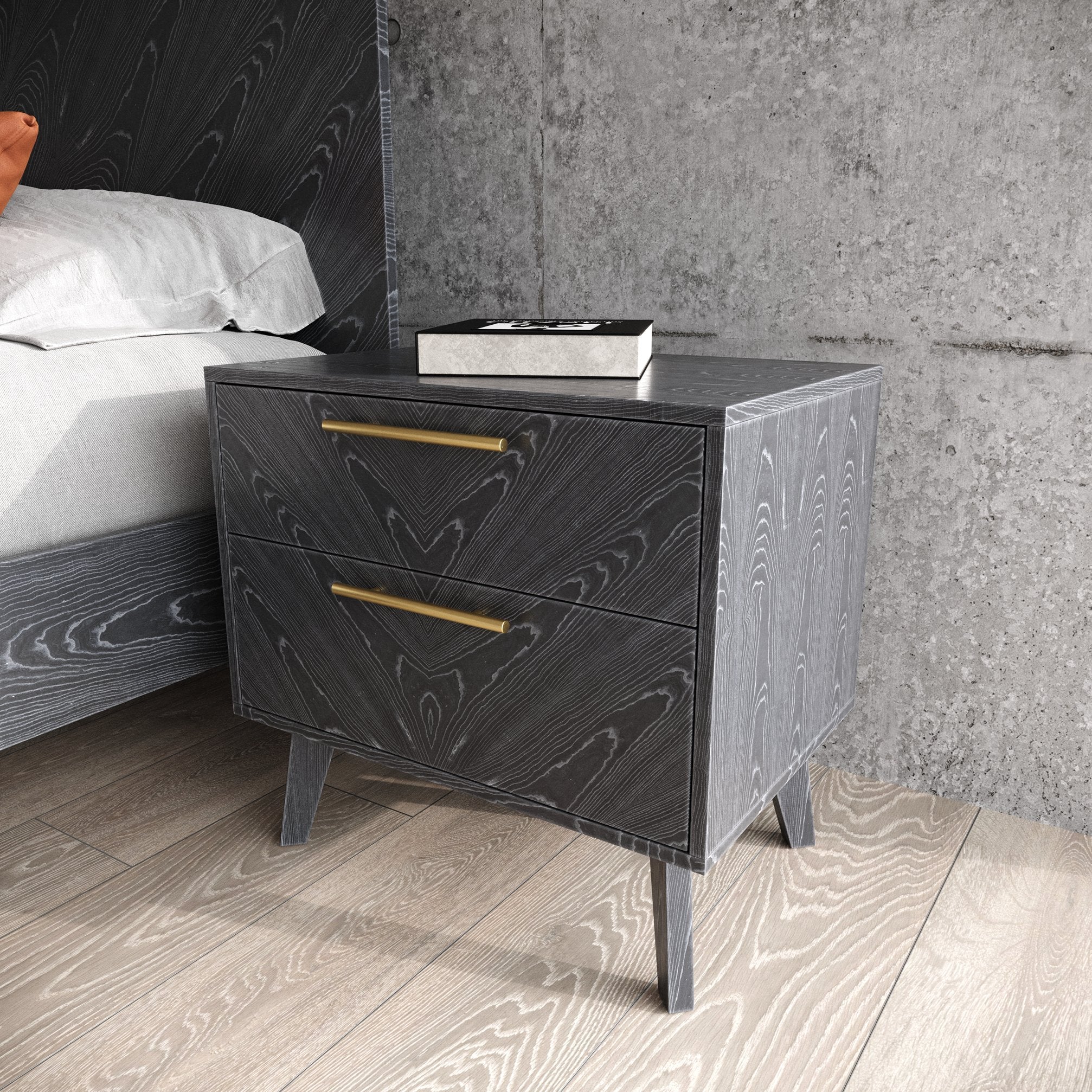 Modrest Diana - Queen Modern Grey Ash Bedroom Set