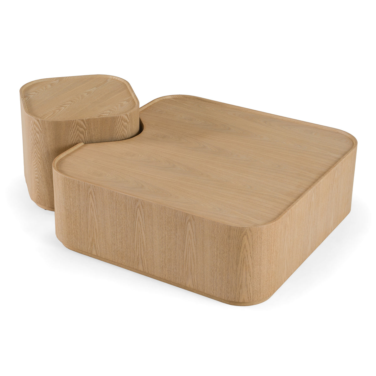 Quillen - Modern Natural Ash Nesting Coffee Table Set - original 1