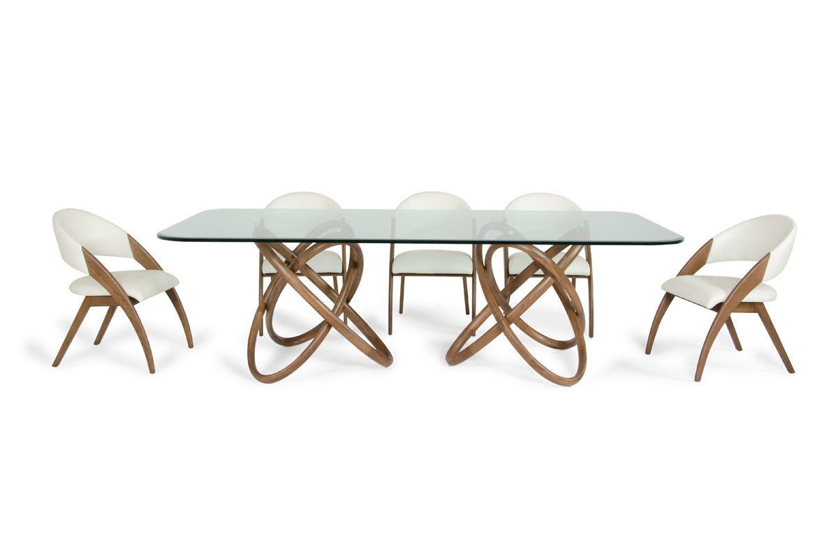 Mason & Lucas Modern Walnut Dining Set