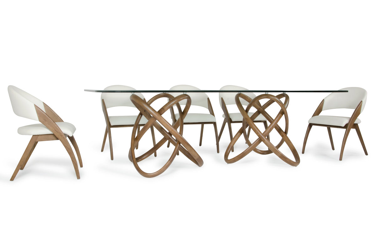 Mason & Lucas Modern Walnut Dining Set